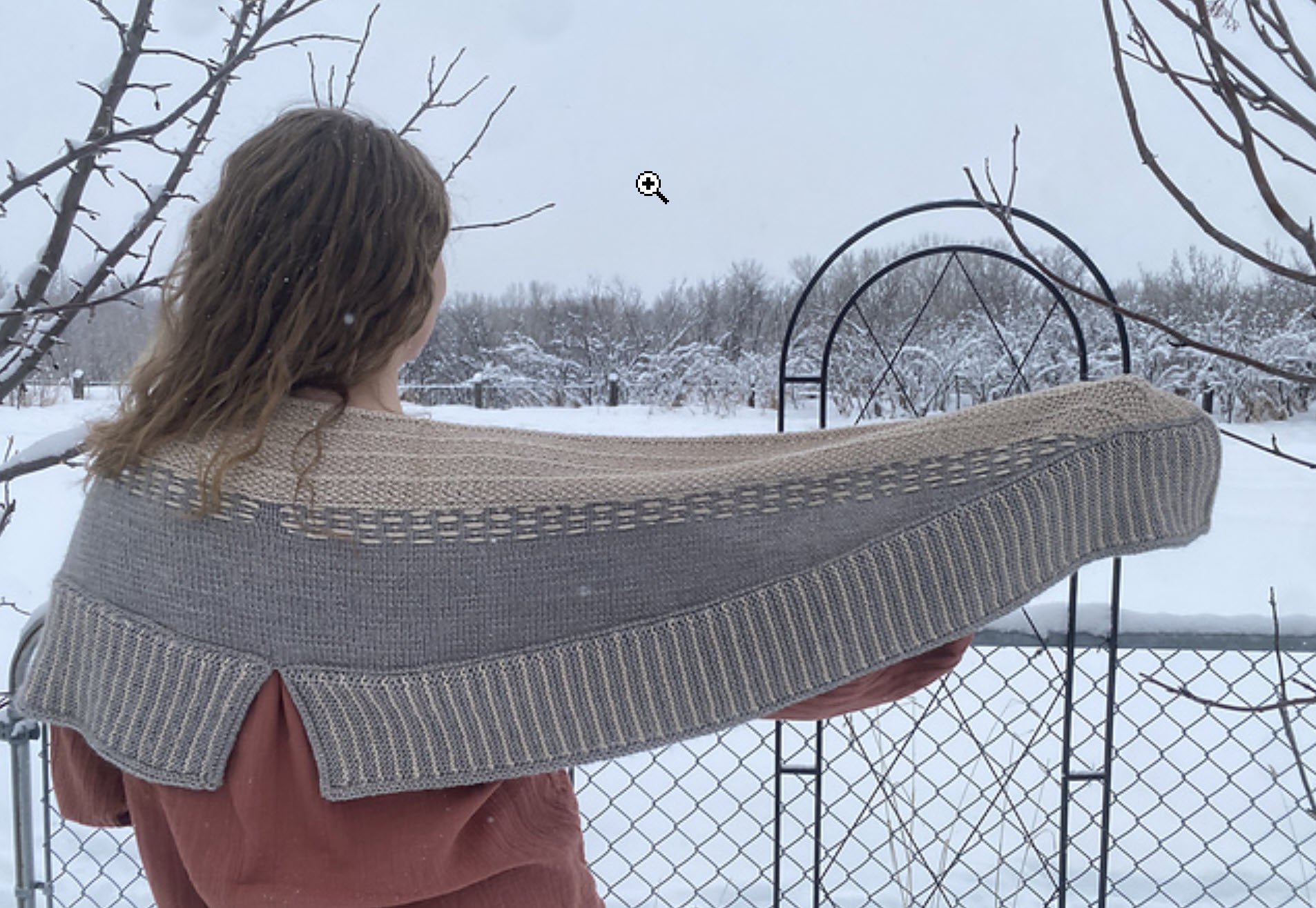 Snowy Owl Shawl Pattern