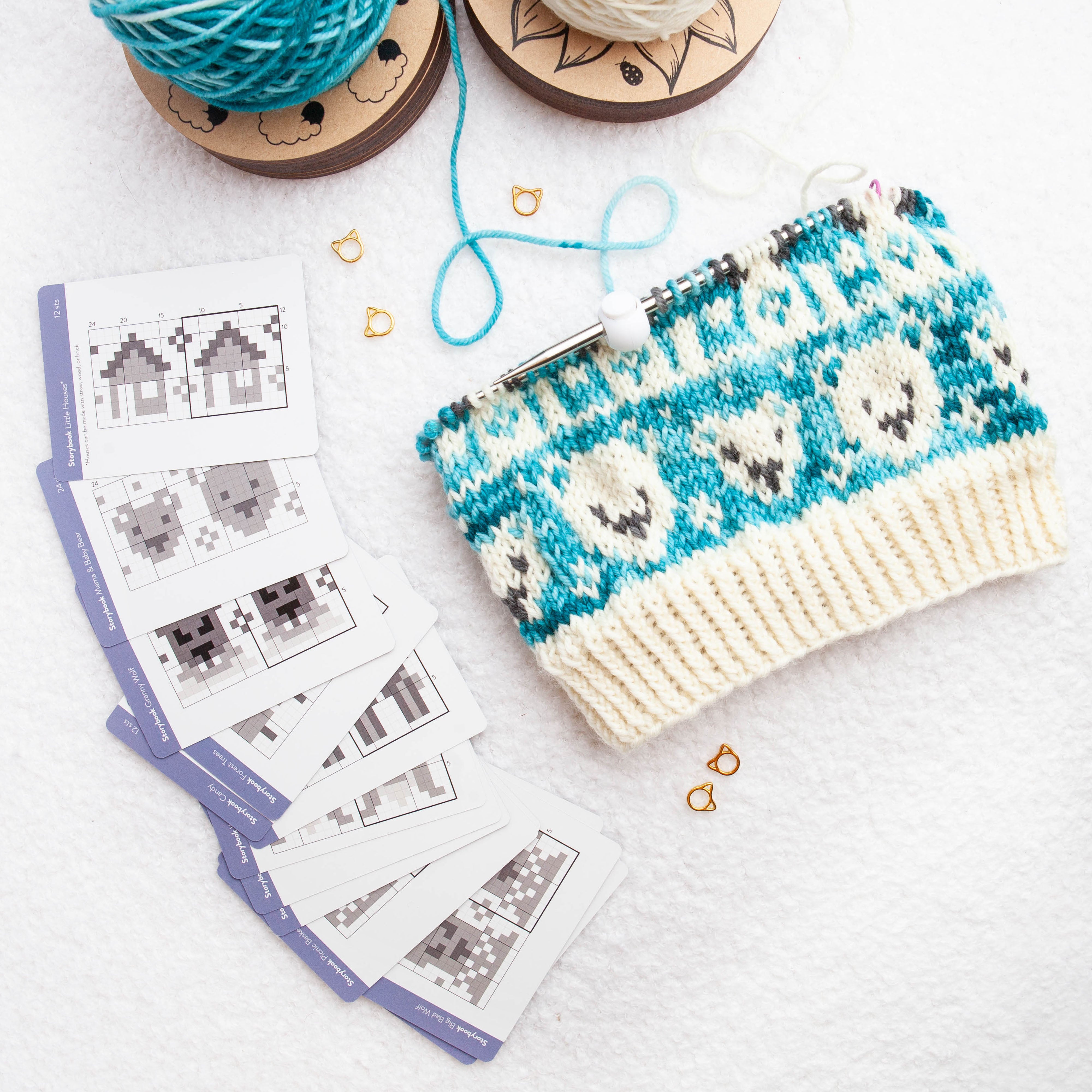 Storybook Doodle Deck Pattern by Pacific Knit Co
