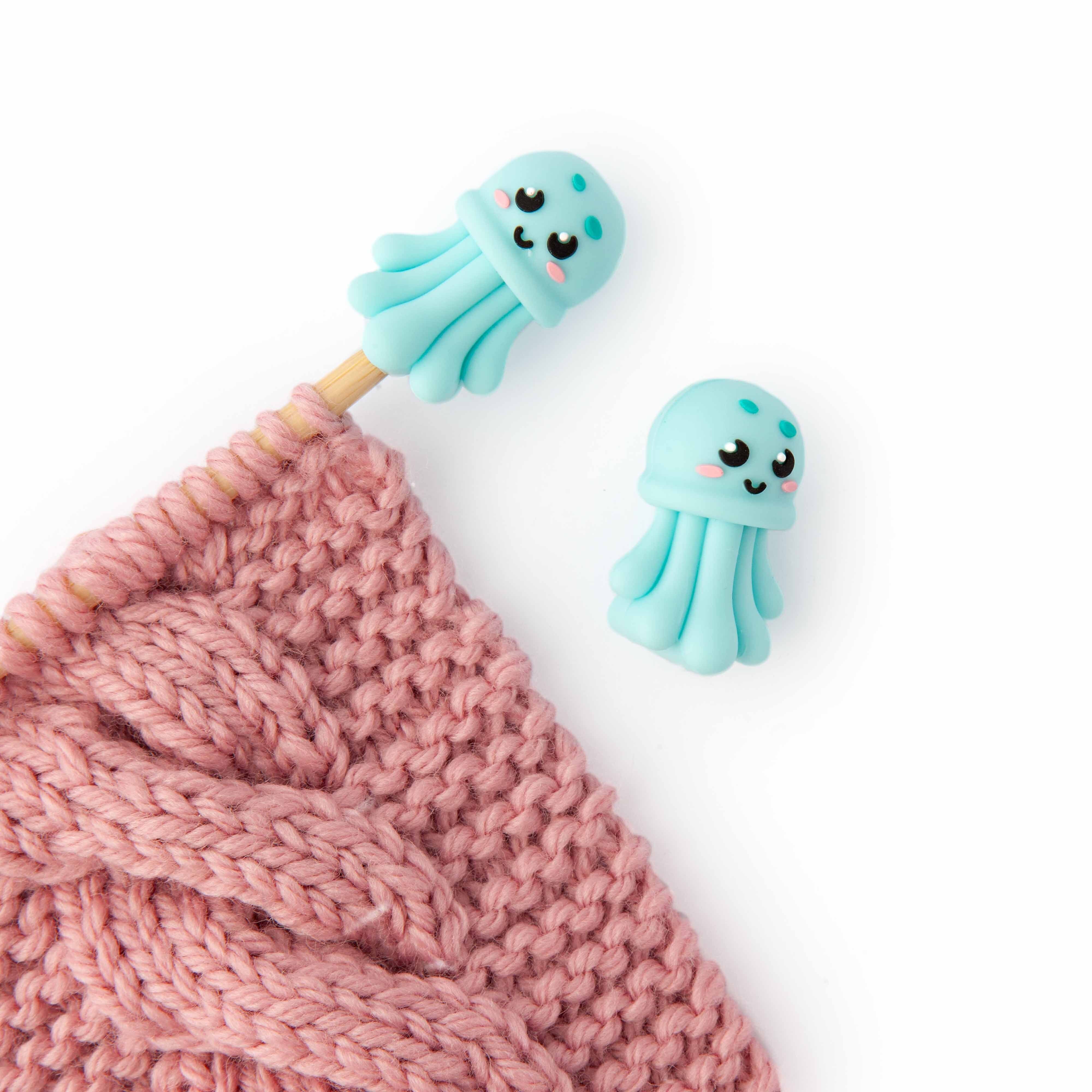 Jellyfish Knitting Needle Point Protectors