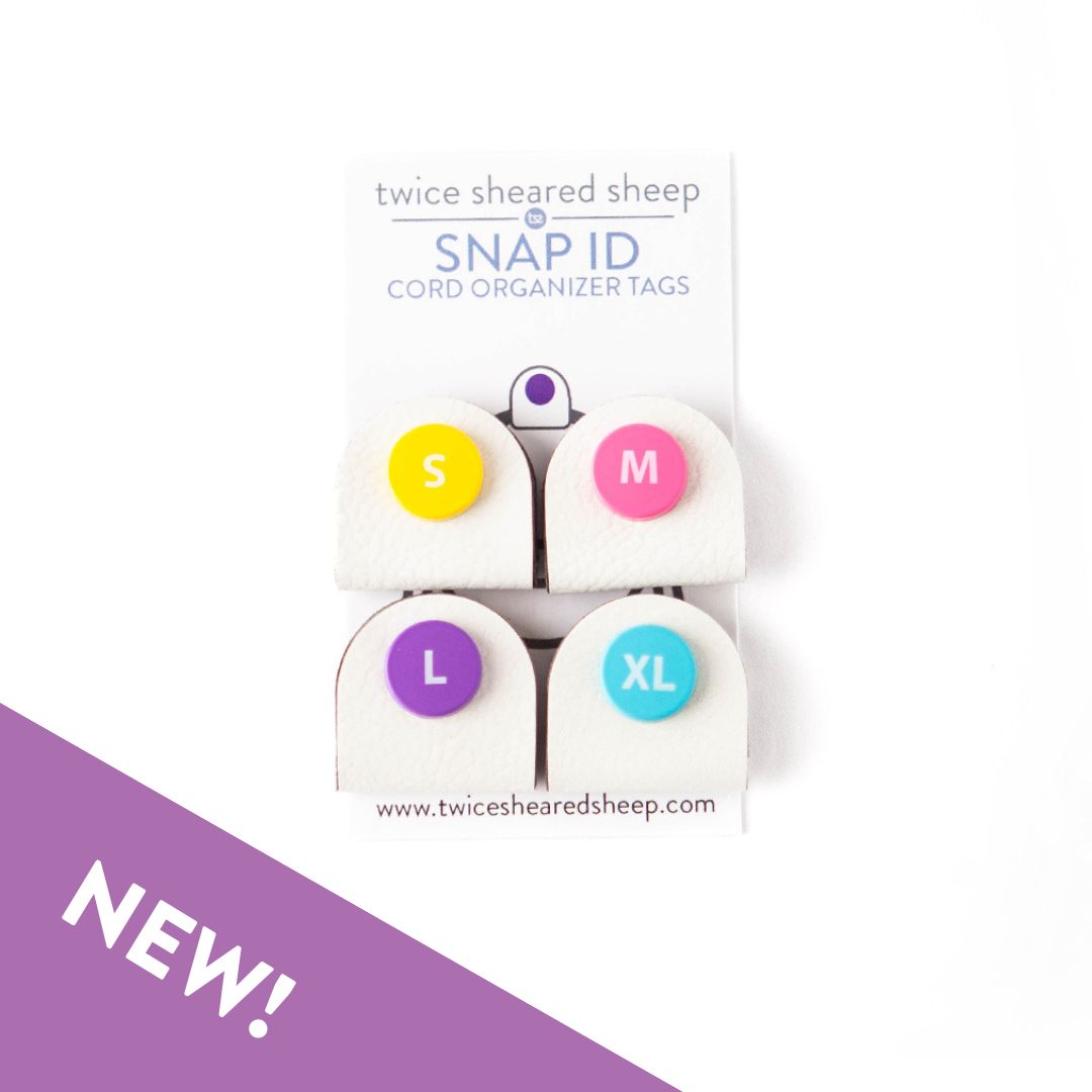 Snap ID Cord Organizer Tags - Universal Sizing