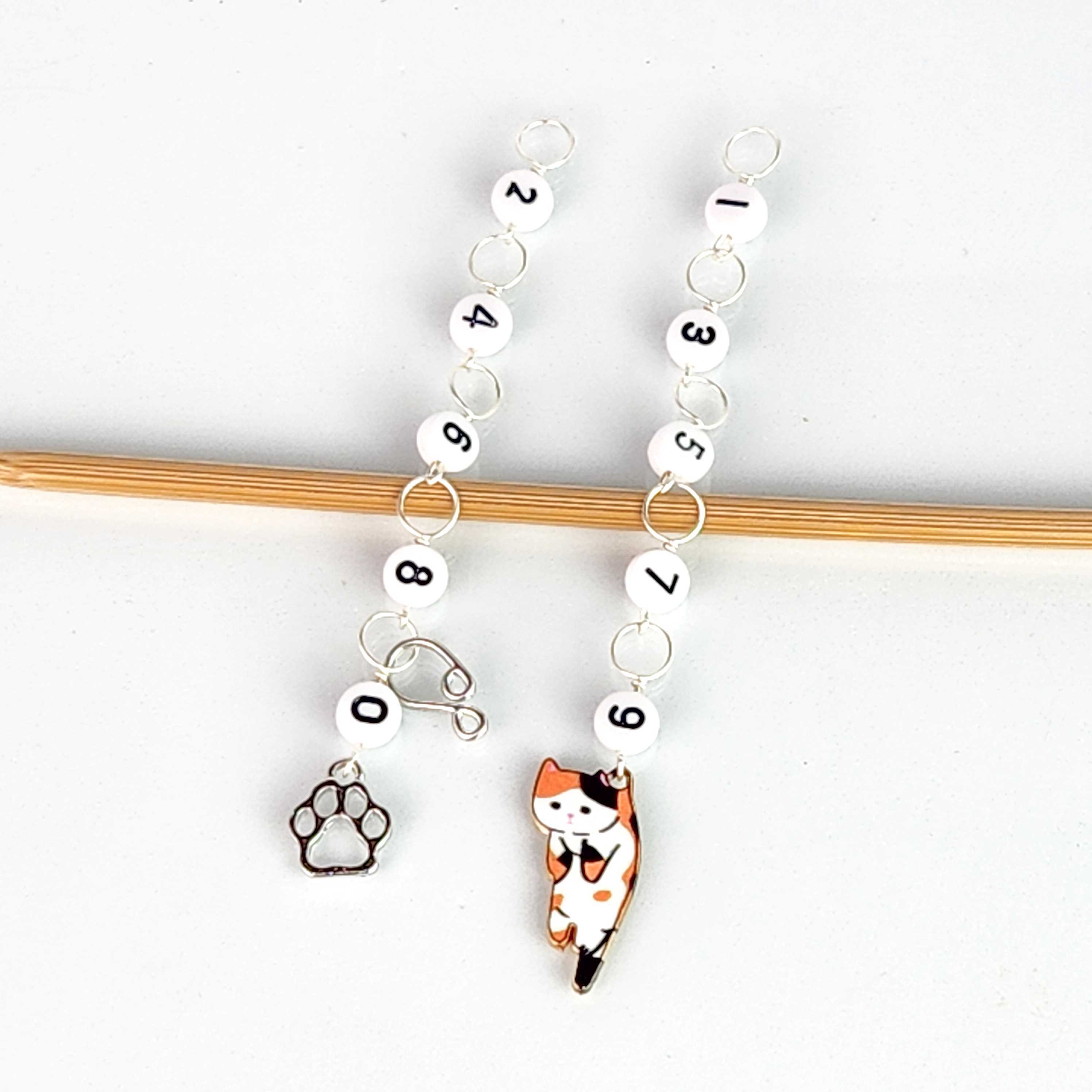 Cat Lovers Odd / Even Knitting Row Counter Set