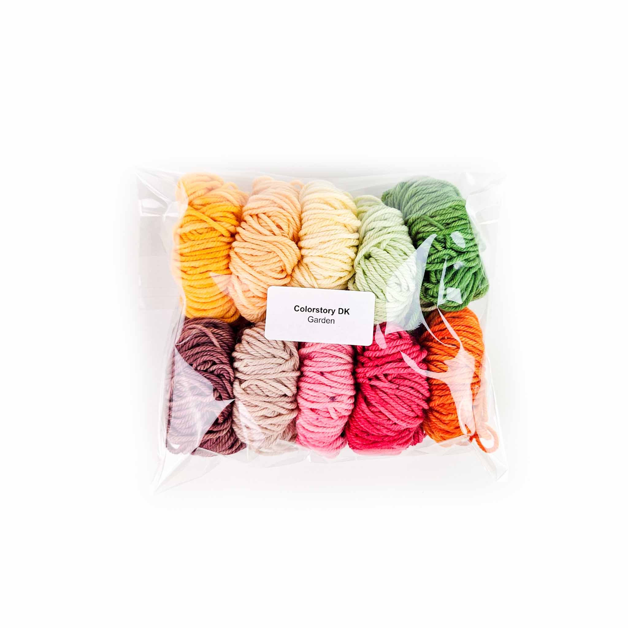 COLORSTORY DK COLOR SAMPLER- "Garden" Colorway