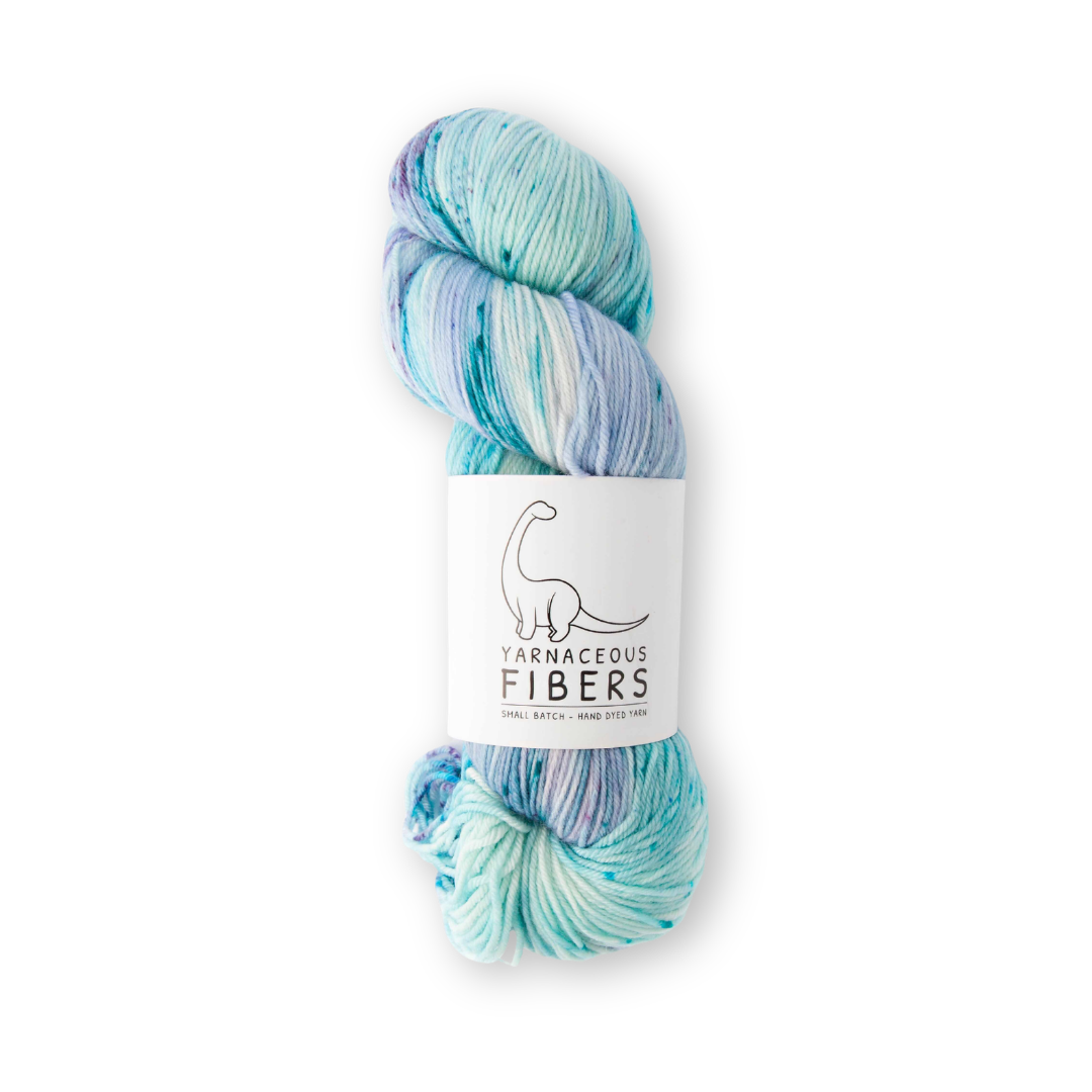ADD ON Yarnaceous Fibers Fingering Weight Sock Yarn - 100g Skein - Daughters of the Deep
