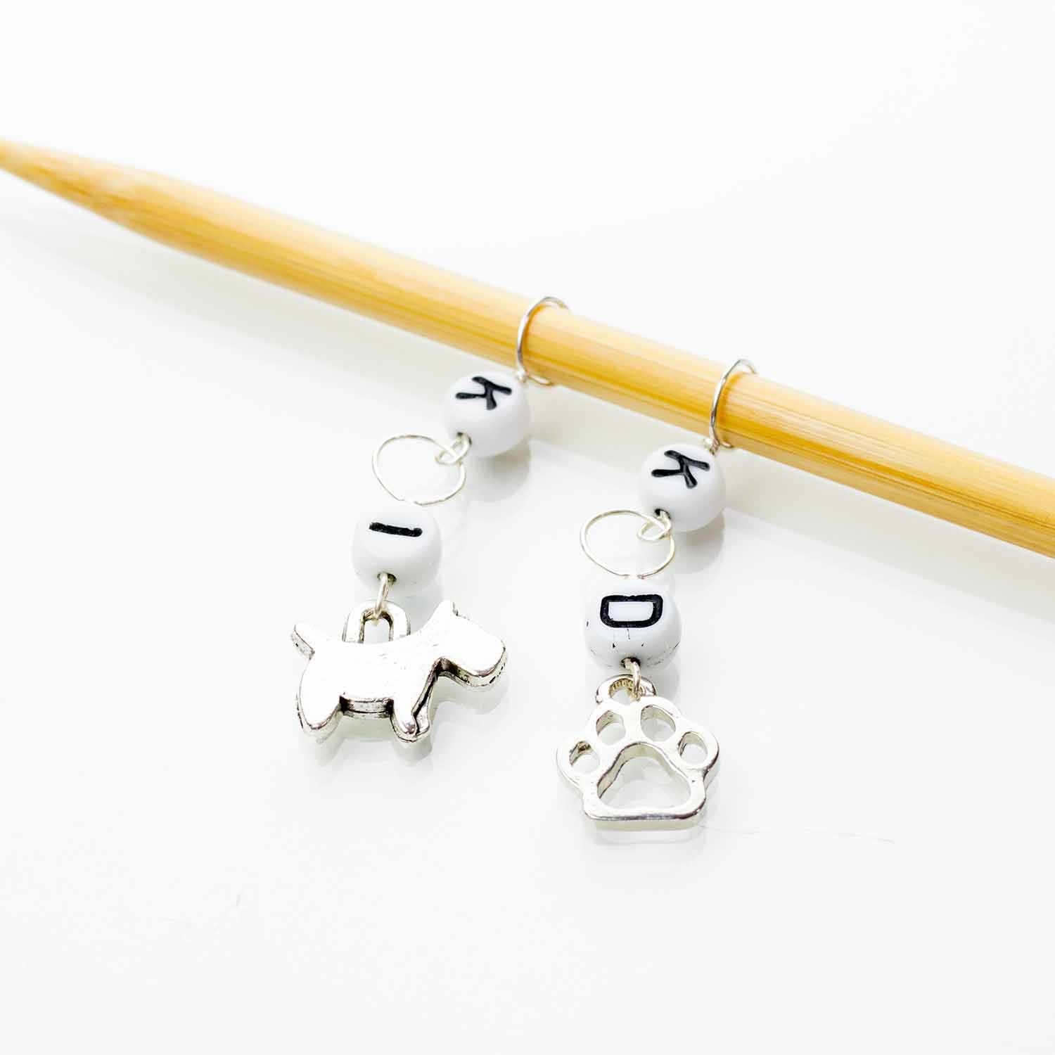 Dog Knit Increase Decrease Marker Set