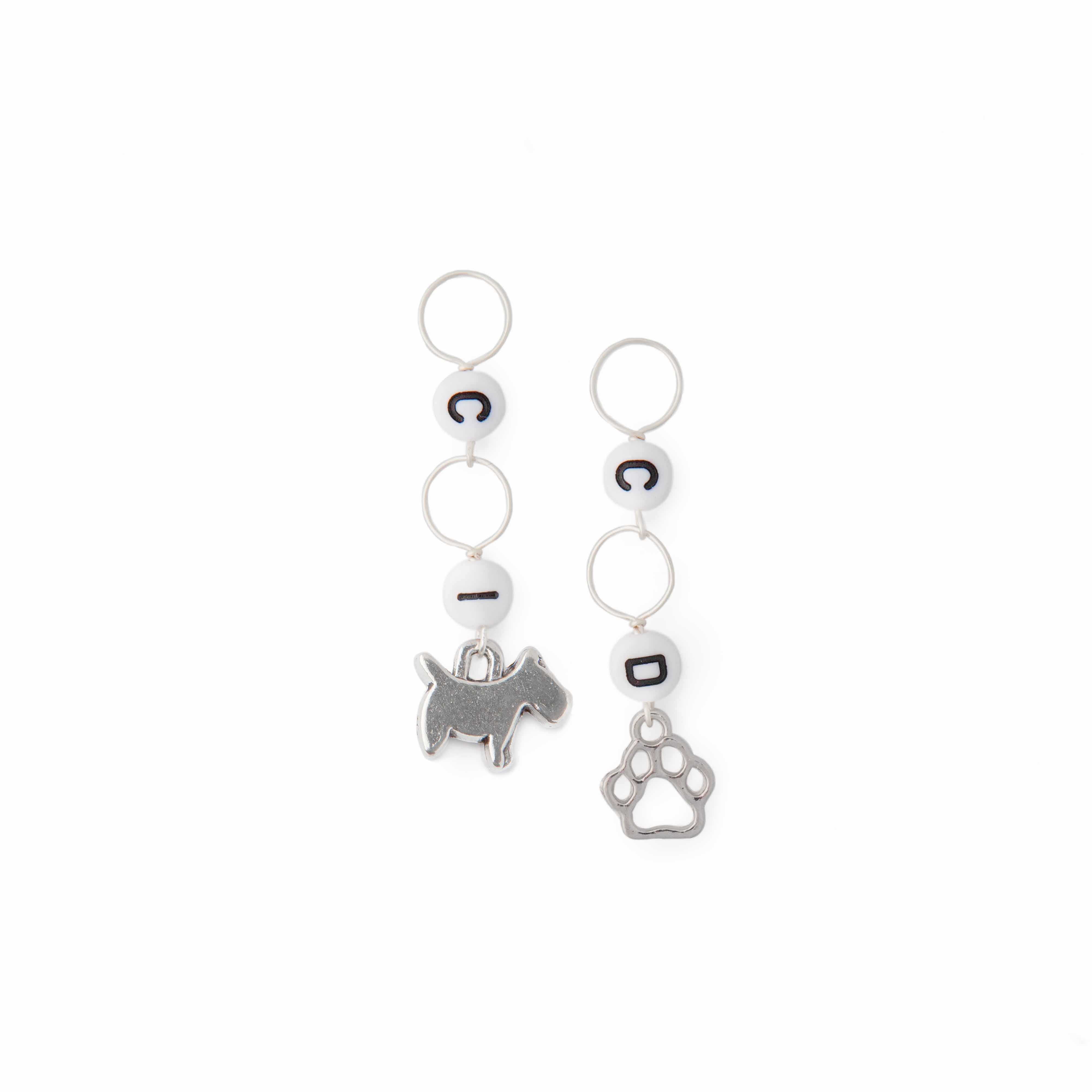 Dog & Pawprint CROCHET Increase / Decrease Counter Set