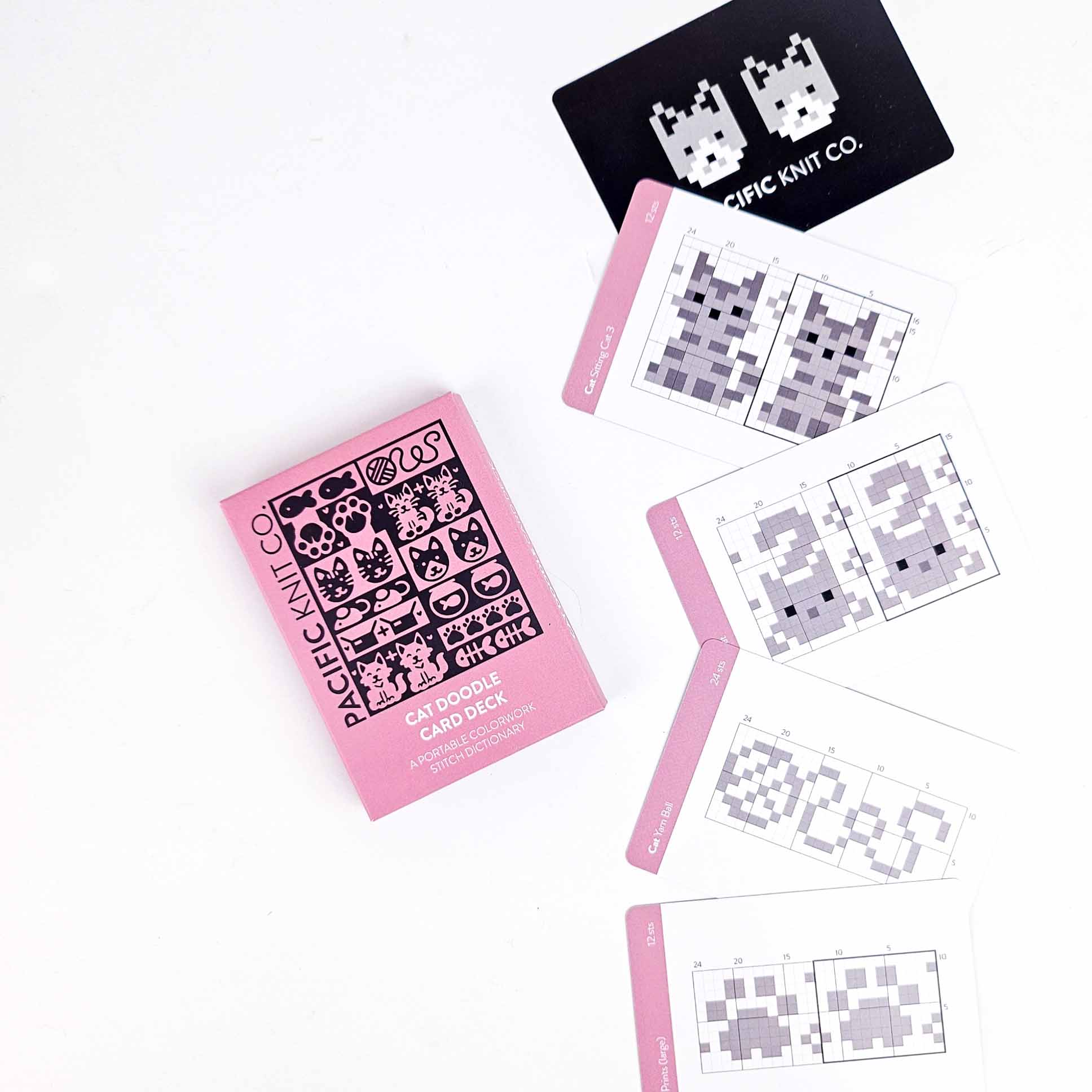 Cat Doodle Deck by Pacific Knit Co (Half Deck)