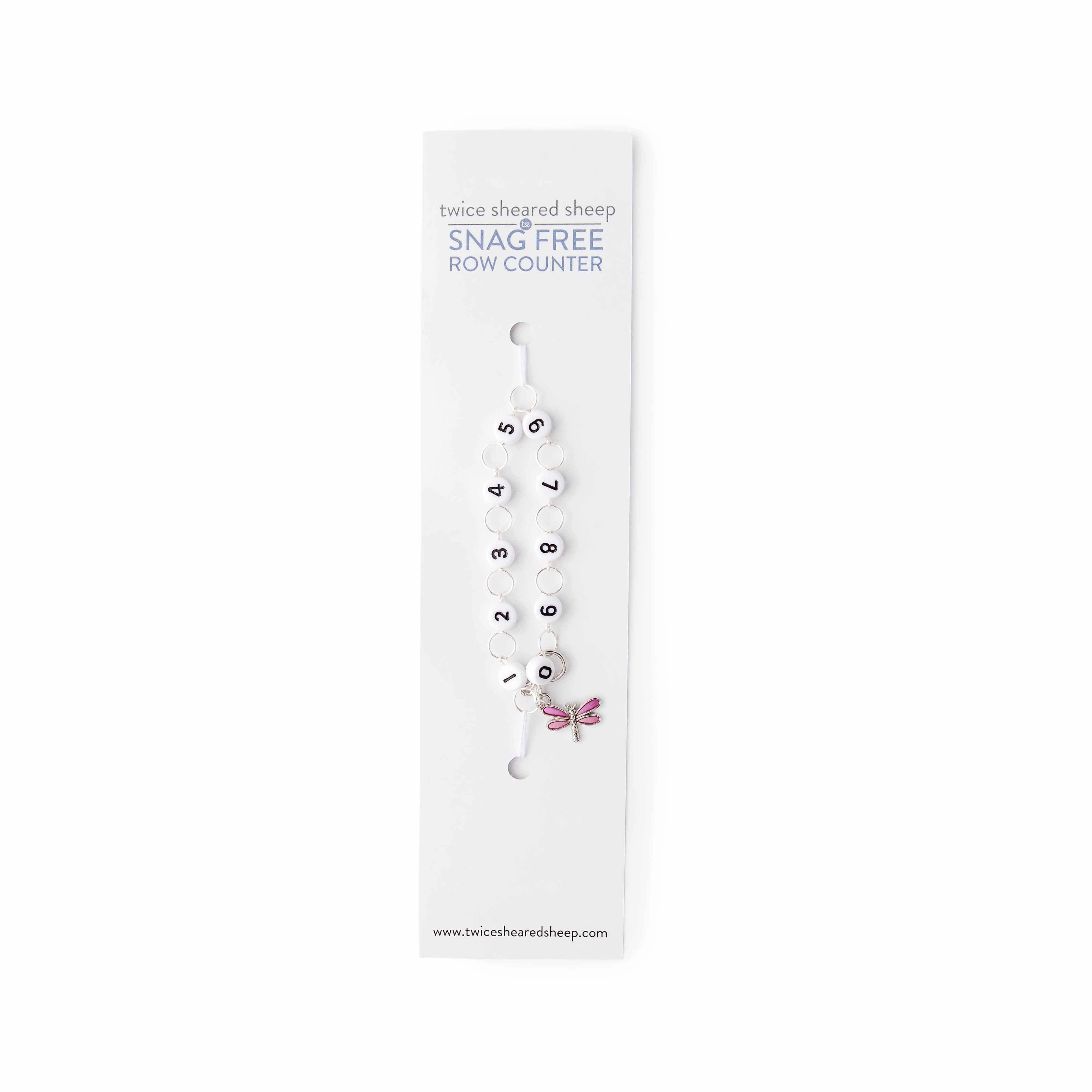 Pink Dragonfly Chain Row Chain Counter