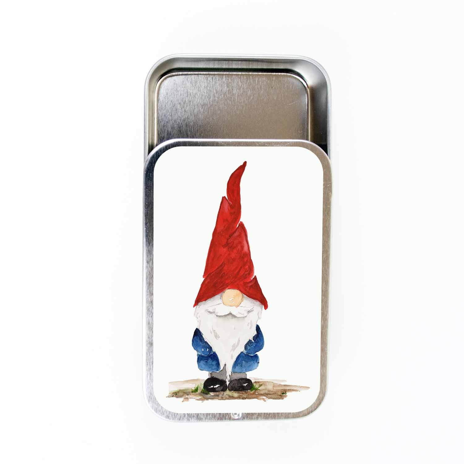 Gnome Stitch Marker Tin