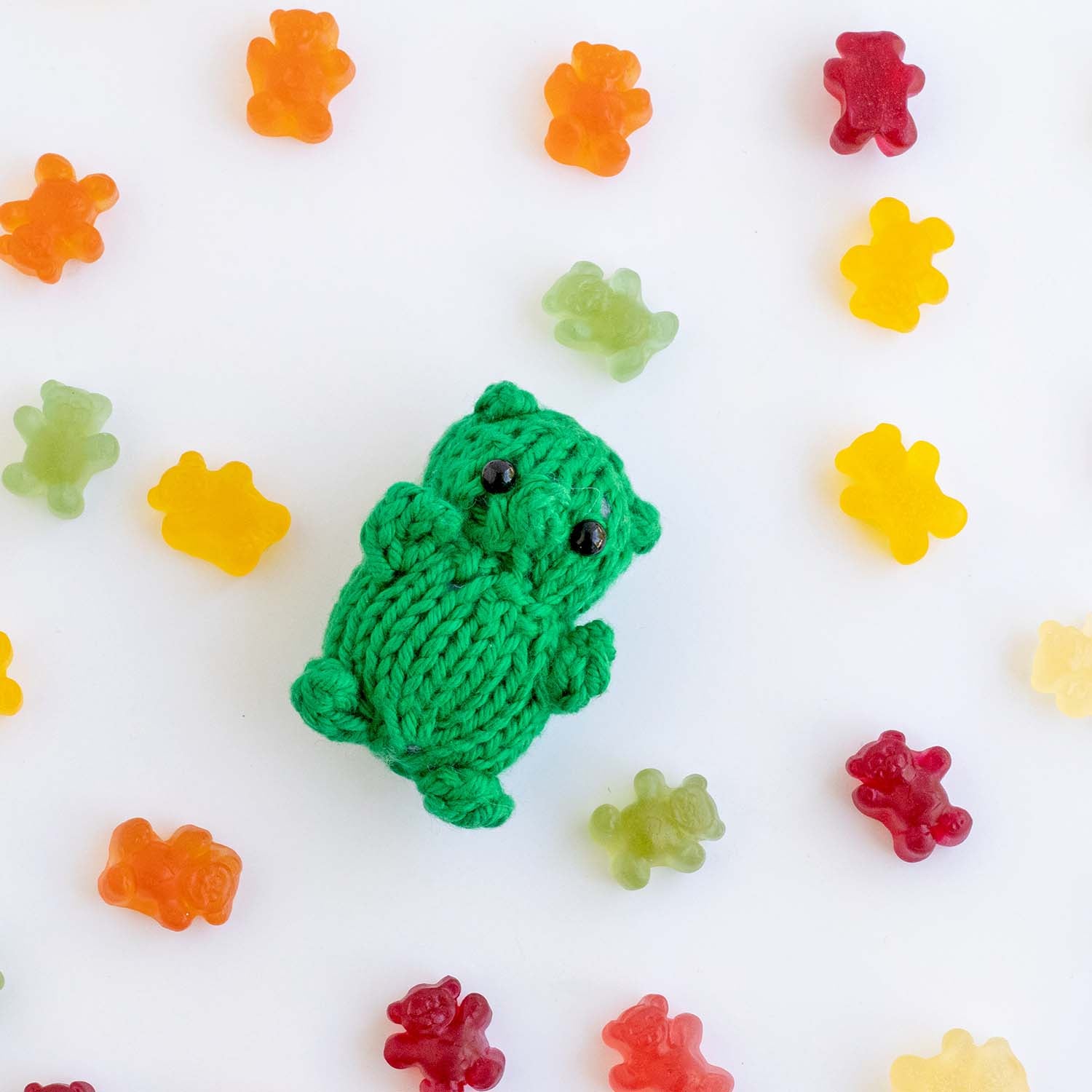 Gummy Bear stuffie knitting pattern - PDF