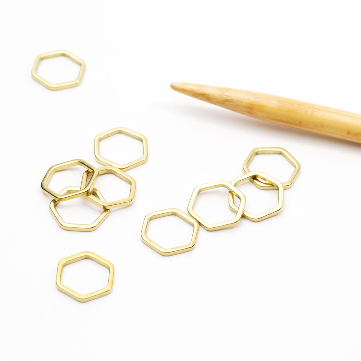 Honeycomb Simple Stitch Markers