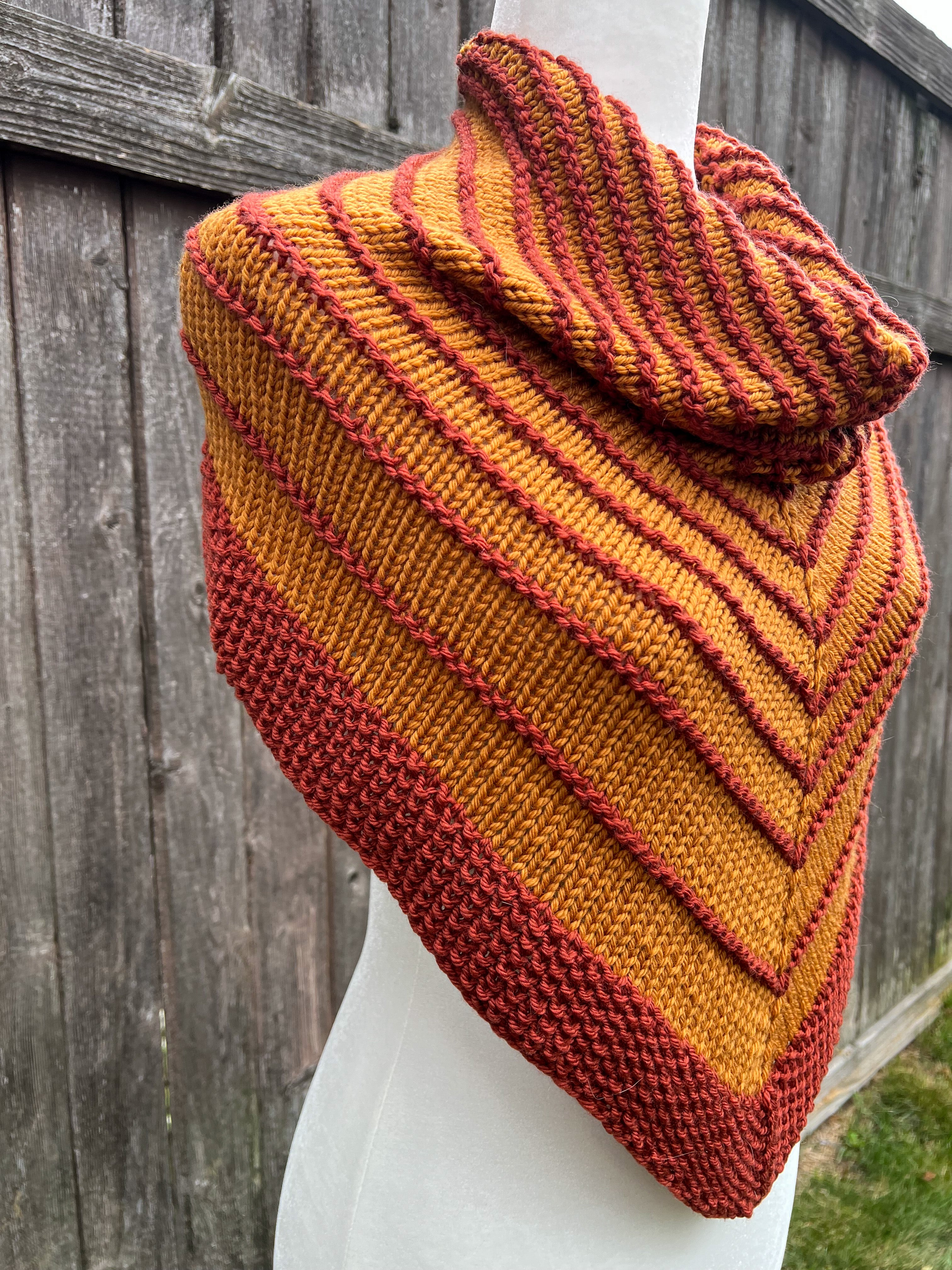 Very Stripey Cowl Knit Pattern