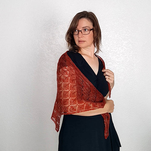 Kellerwald Knit Shawl Pattern - PDF