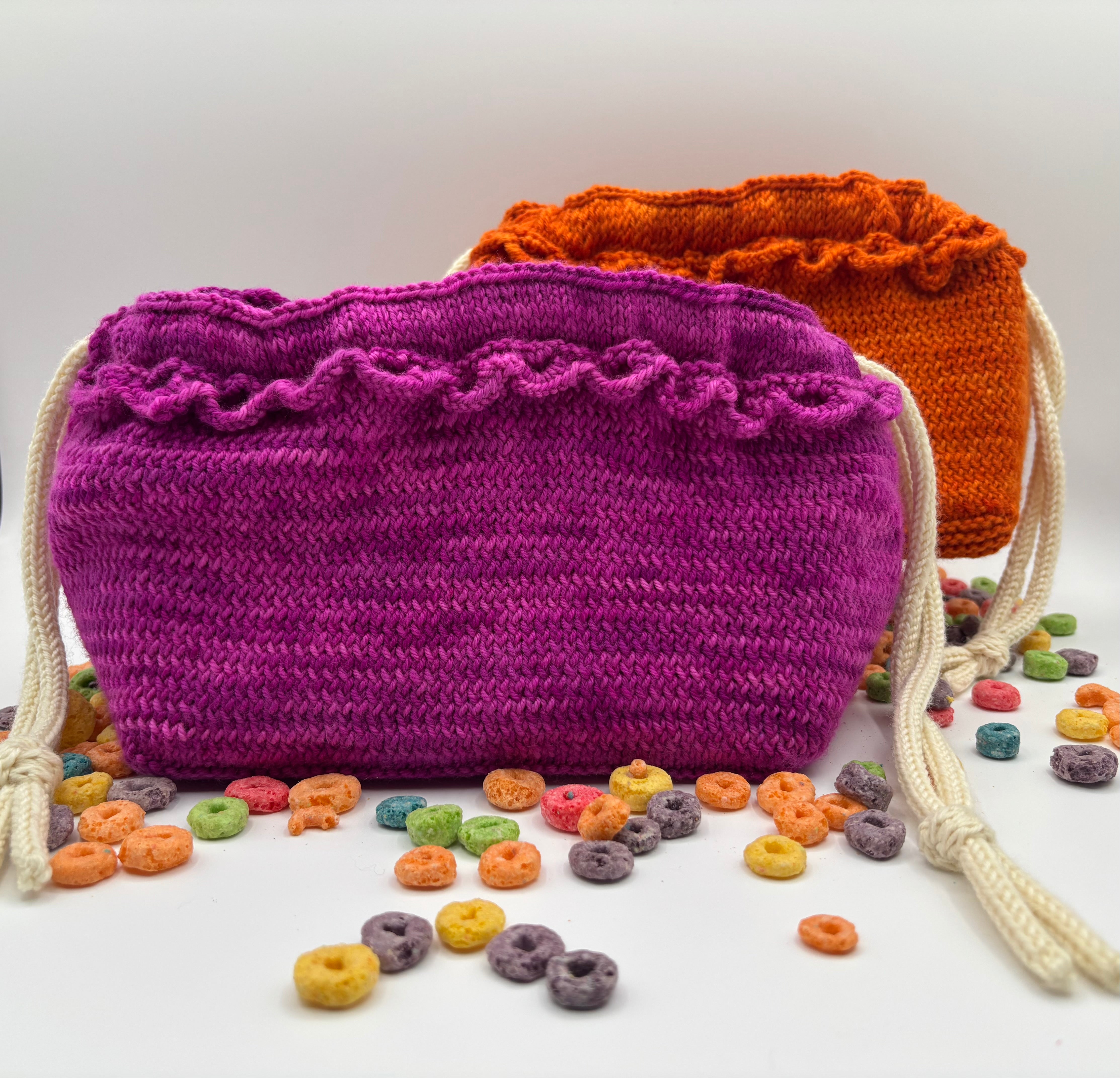 Loopdedoo Dumplin Bag Knit PDF Download Pattern by Cori Eichelberger