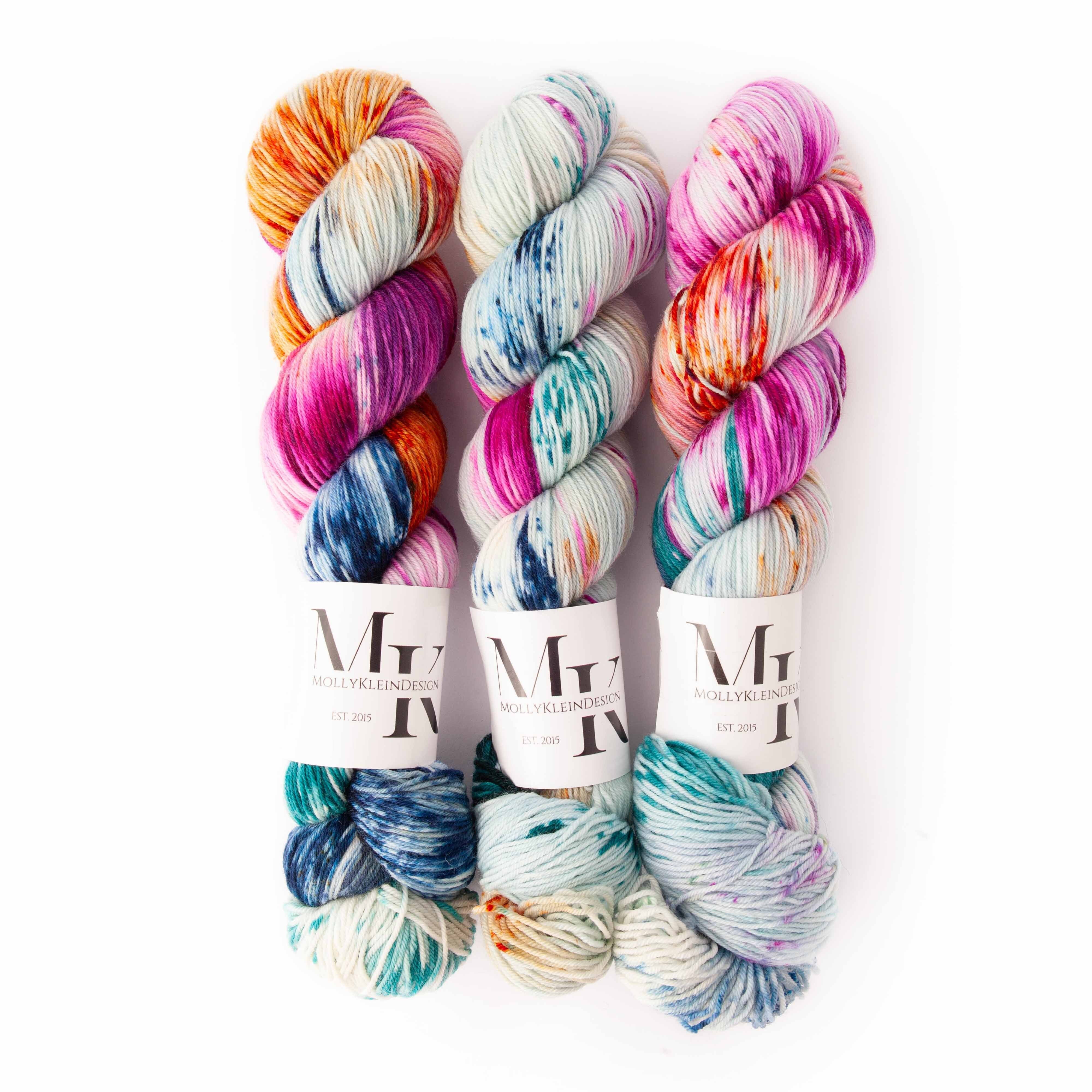 ADD ON Molly Klein Design Sweet Sock Fingering Weight Yarn - Mermaid Colorway