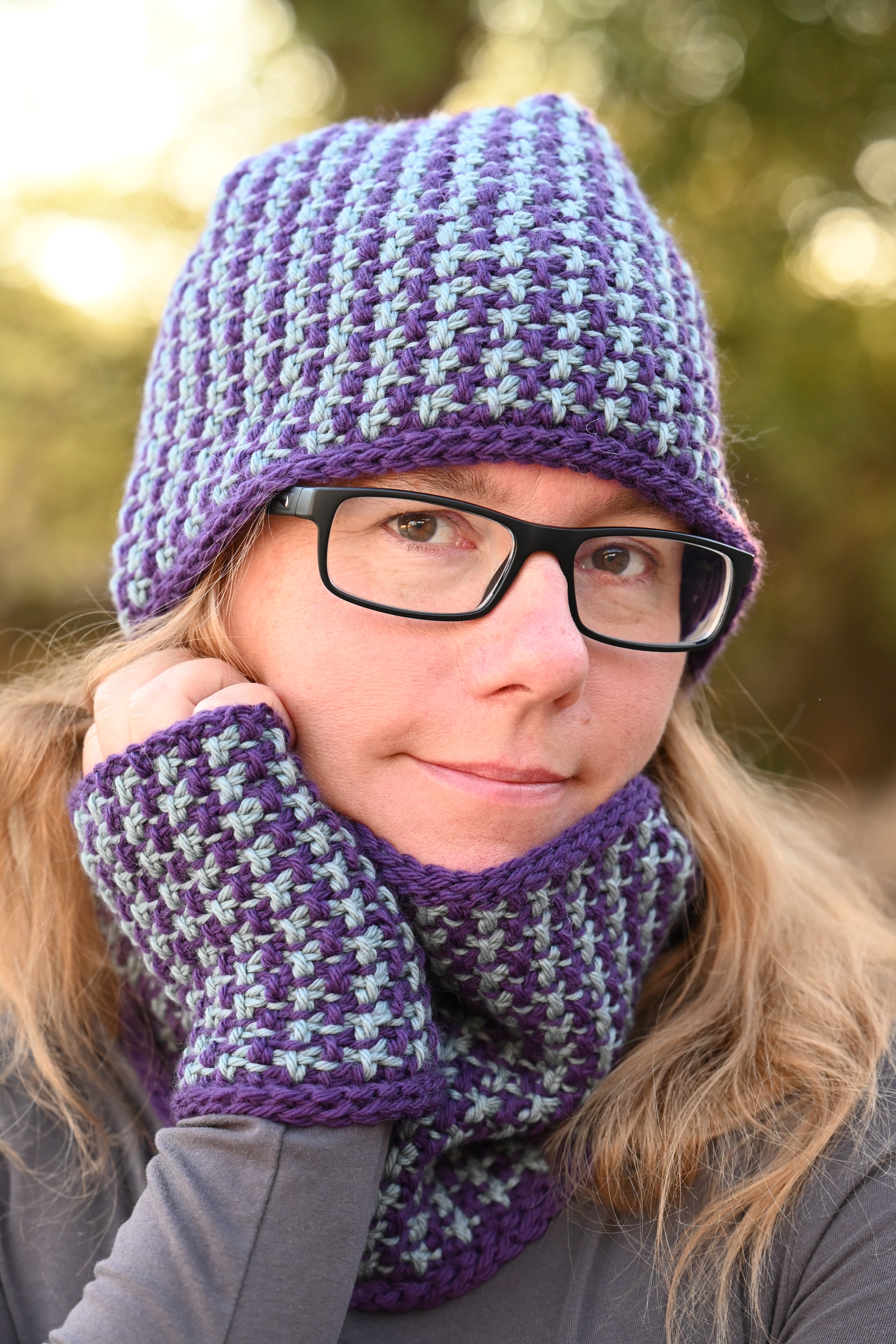 Snowfall Tunisian Crochet Hat Kit