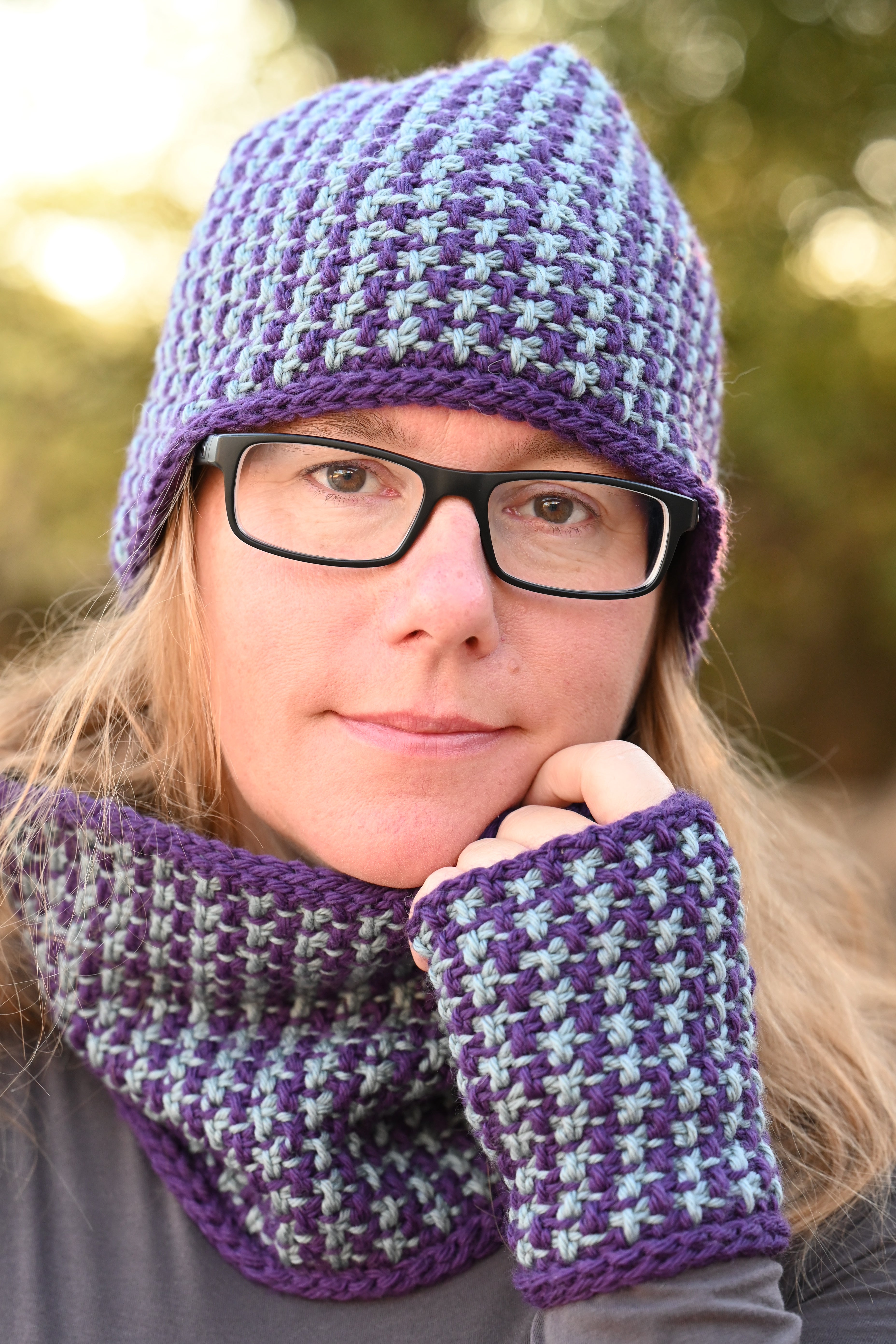 Snowfall Tunisian Crochet Hat PDF Download Pattern by Aklori