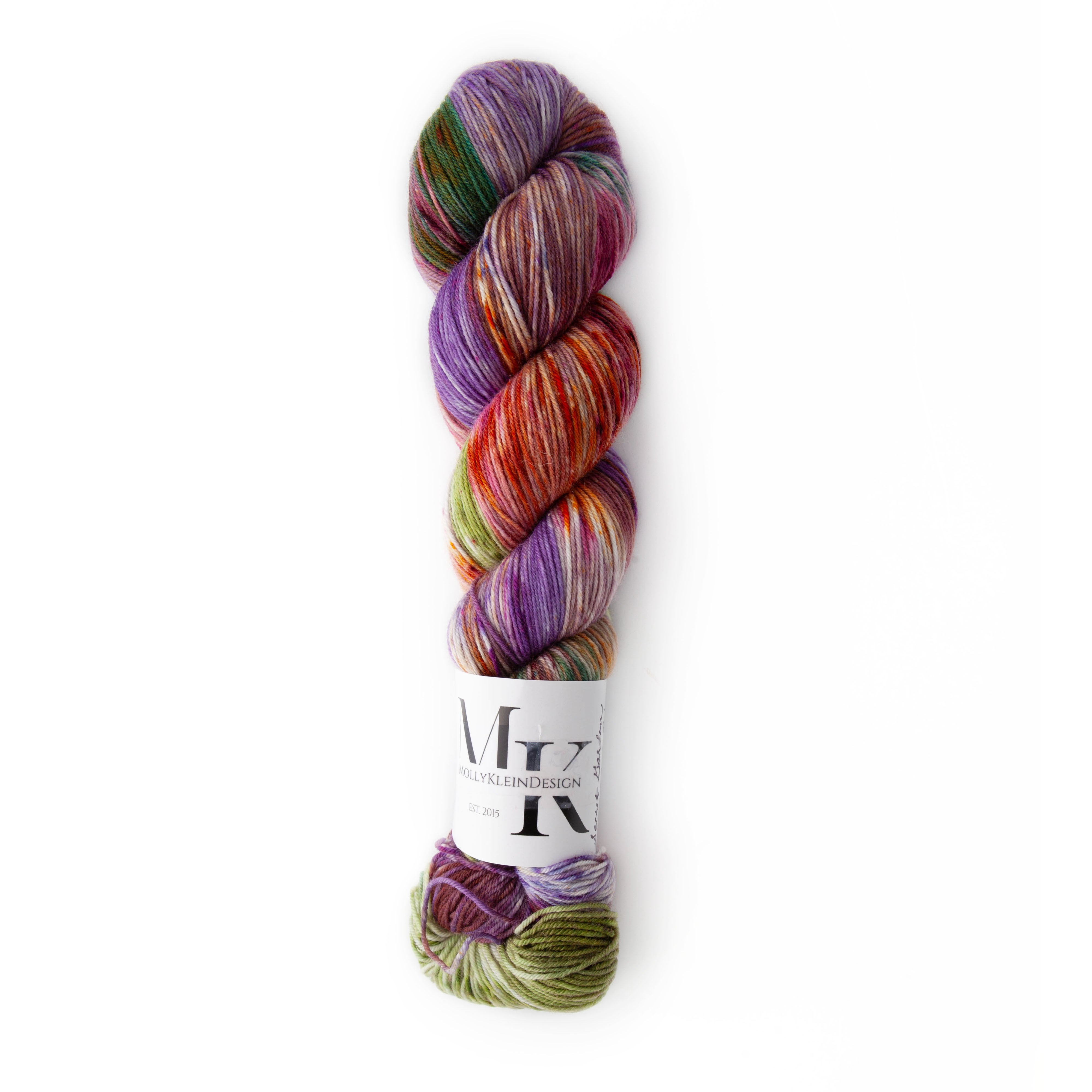 Molly Klein Design Sweet Sock Fingering Weight Yarn - Fields in Bloom