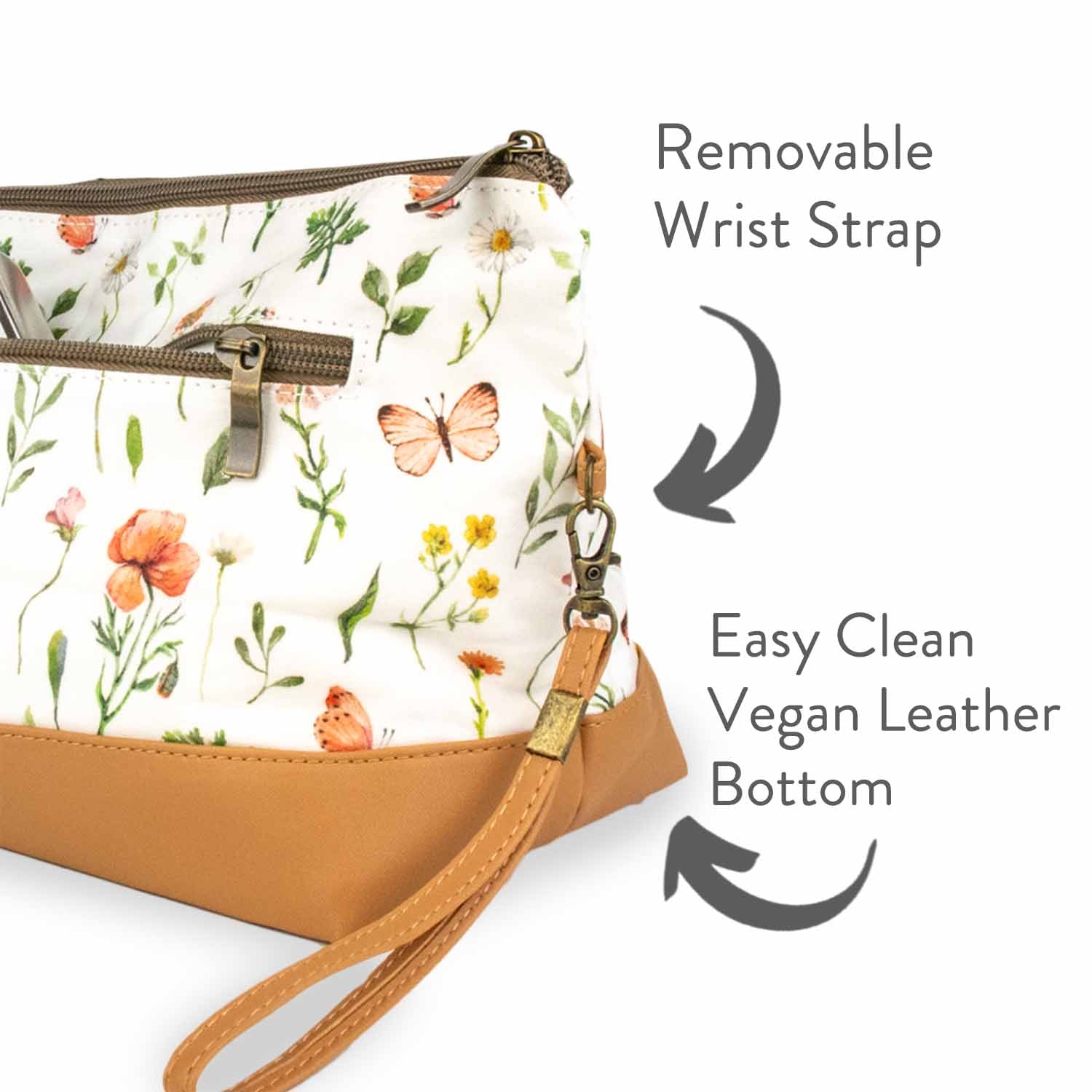 PRE-ORDER - Mountain Meadow Trinity Bag – Small Zippered Knitting Project Bag - Shipping In Early June