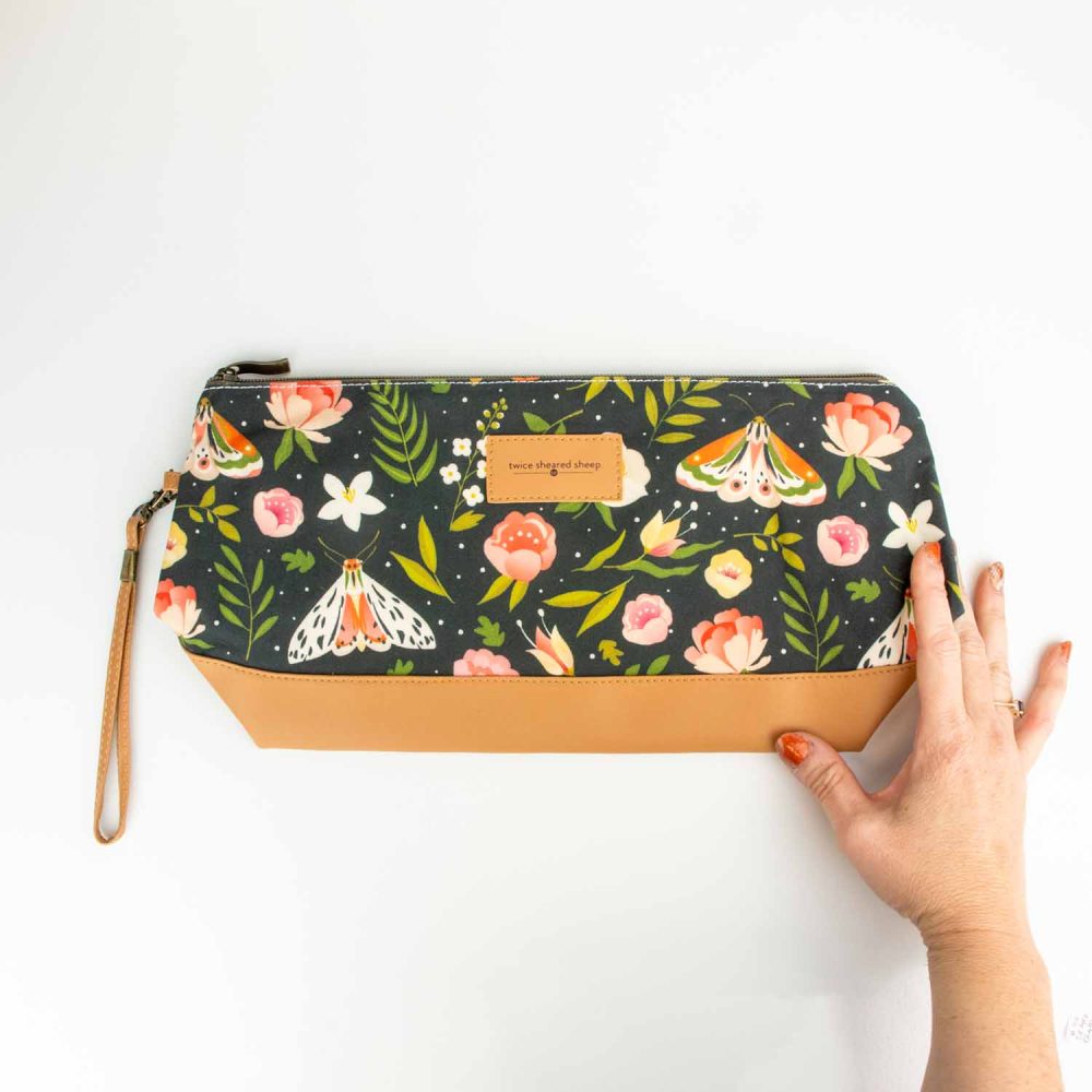 Night Forest Trinity Bag – Medium Zippered Knitting Project Bag