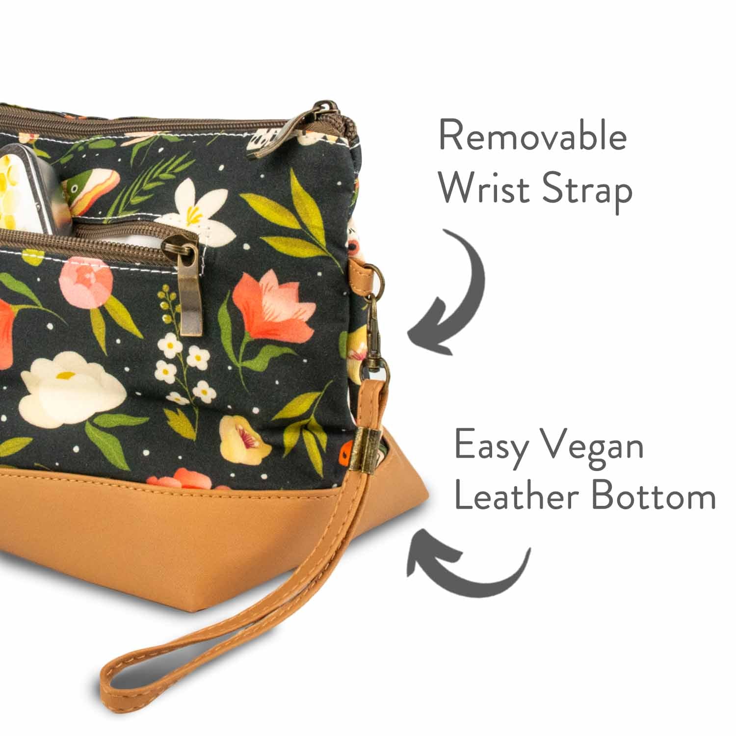 Night Forest Trinity Bag – Medium Zippered Knitting Project Bag