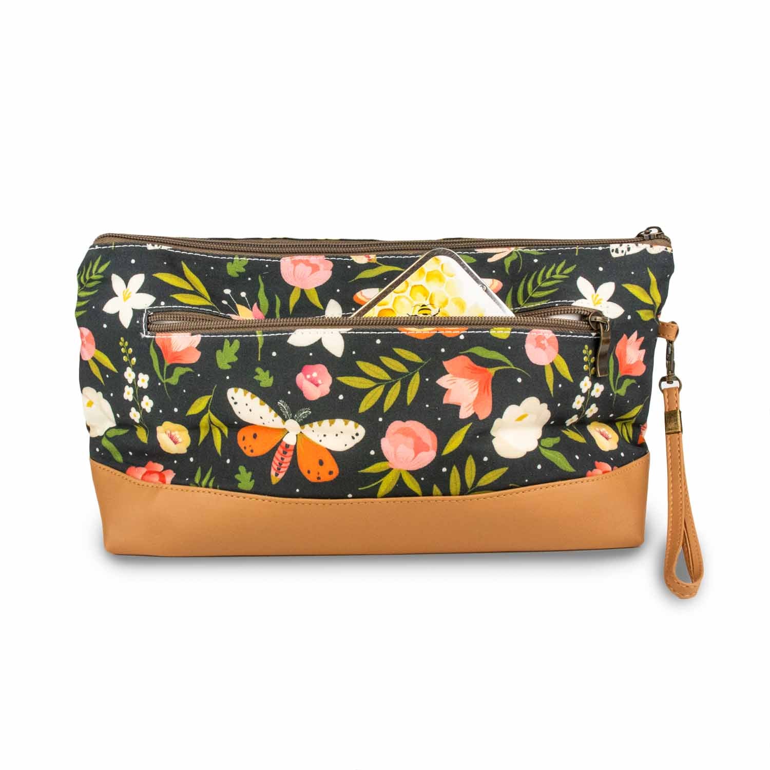 PRE-ORDER - Night Forest Trinity Bag – Small Zippered Knitting Project Bag - Shipping in Early June