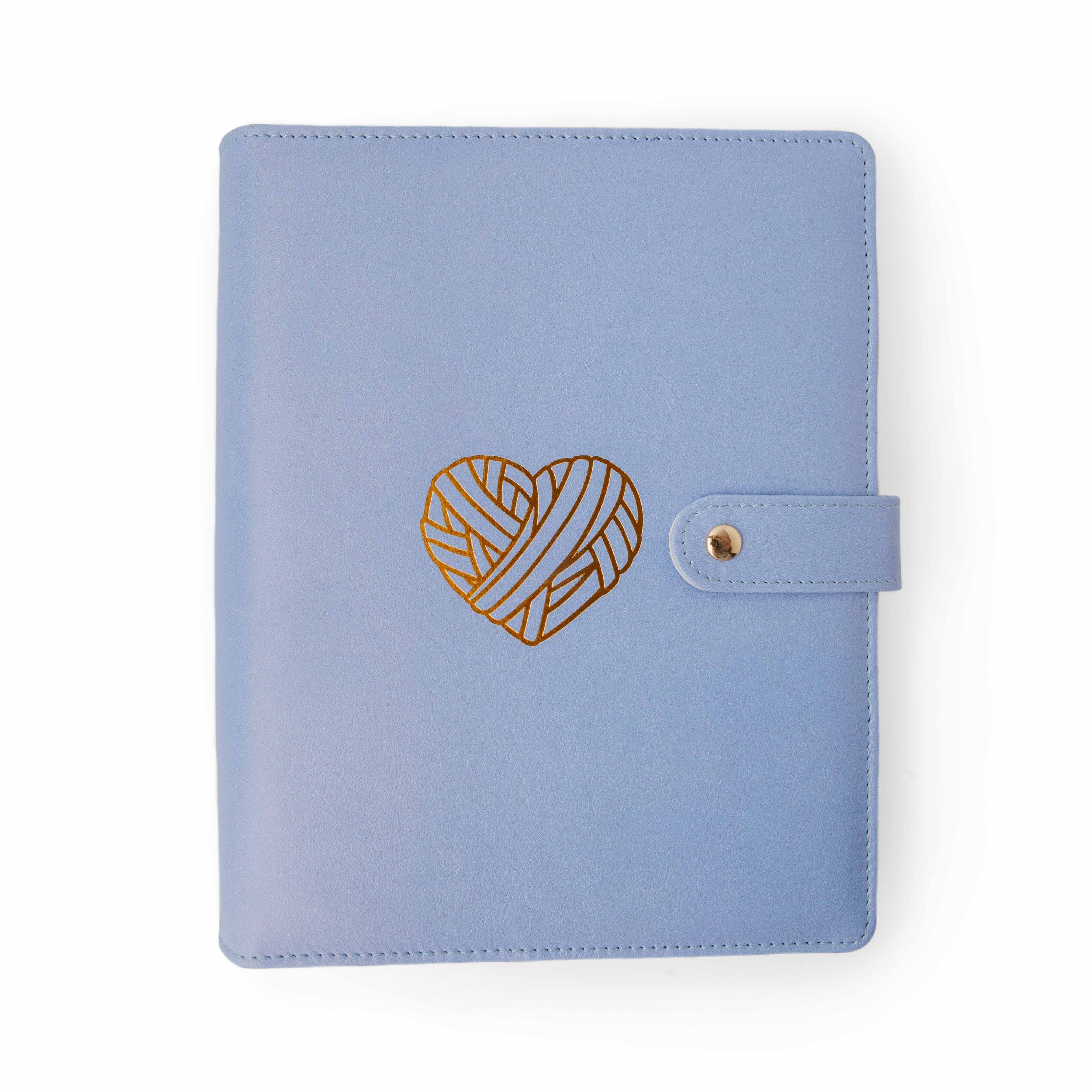 Purple Heart Project Journal Planner for Knitters & Crocheters