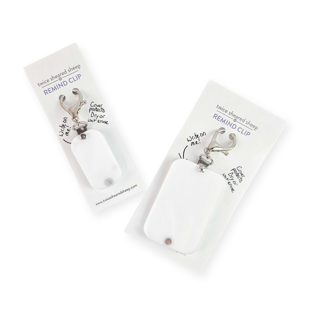 ADD ON Remind Clip - Reusable Dry Erase Note Tag