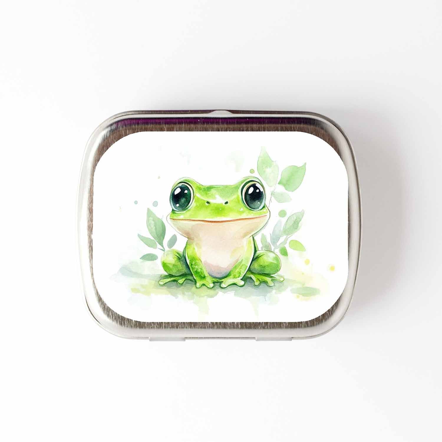 Frog Stitch Marker Tin