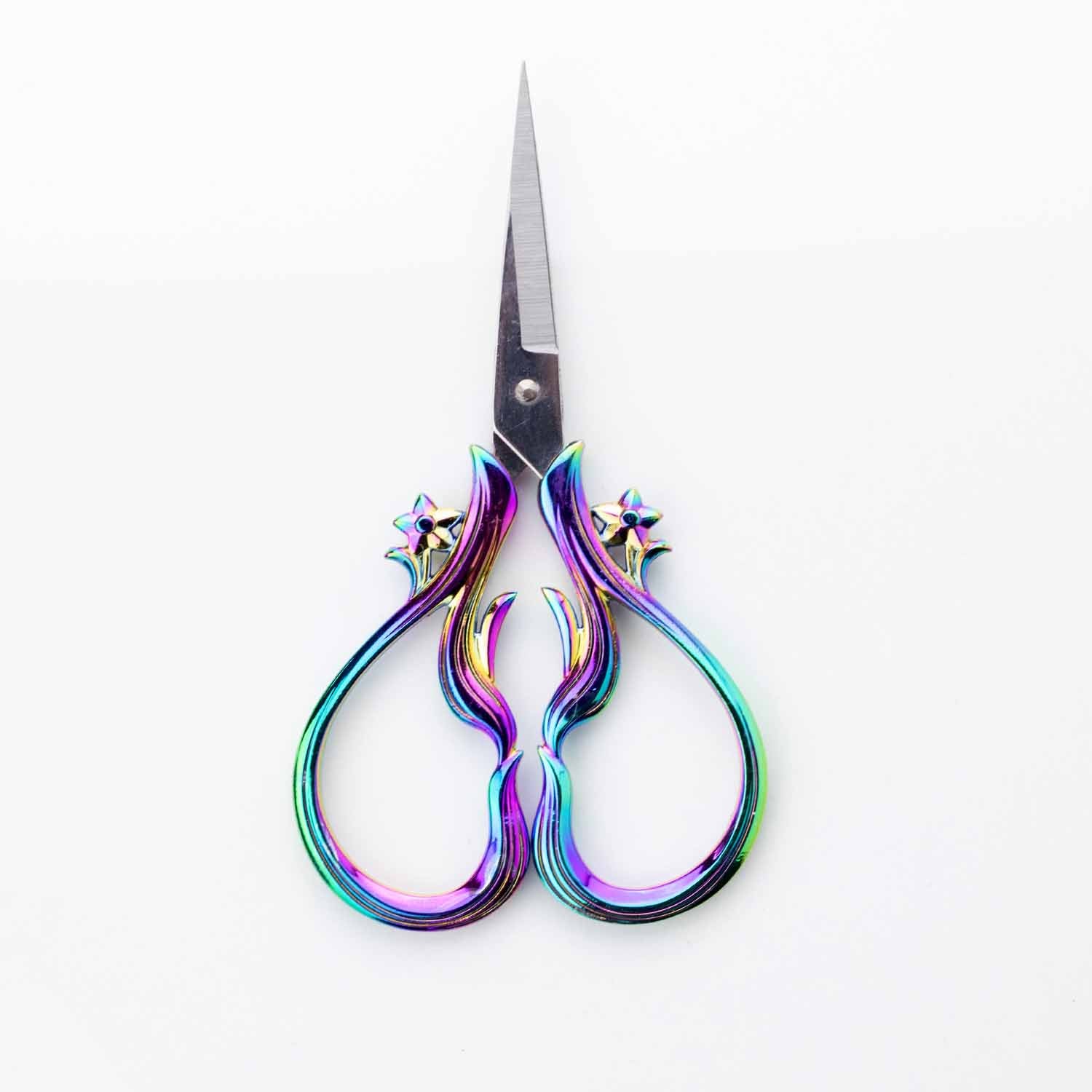 Star dust Rainbow Embroidery Scissors