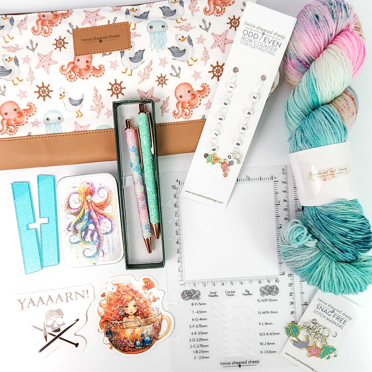 Extra 2024 Summer Surprise Box with all included materials displayed