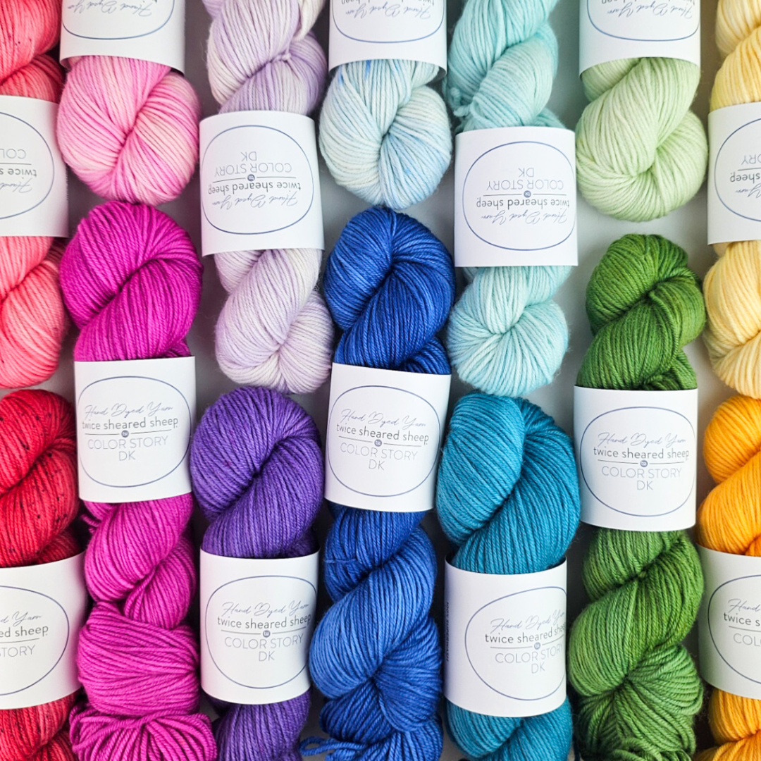 COLORSTORY DK - Hand Dyed DK Weight 100% Superwash Merino Yarn