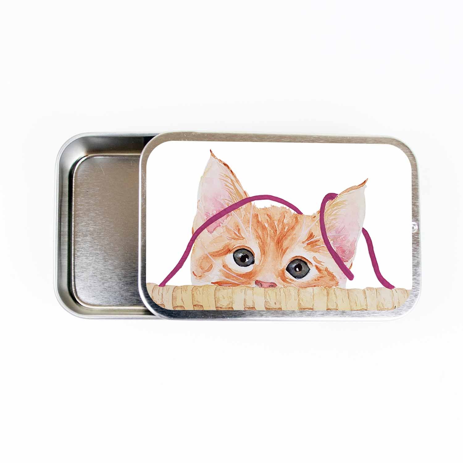 Kitten Stitch Marker Storage Tin