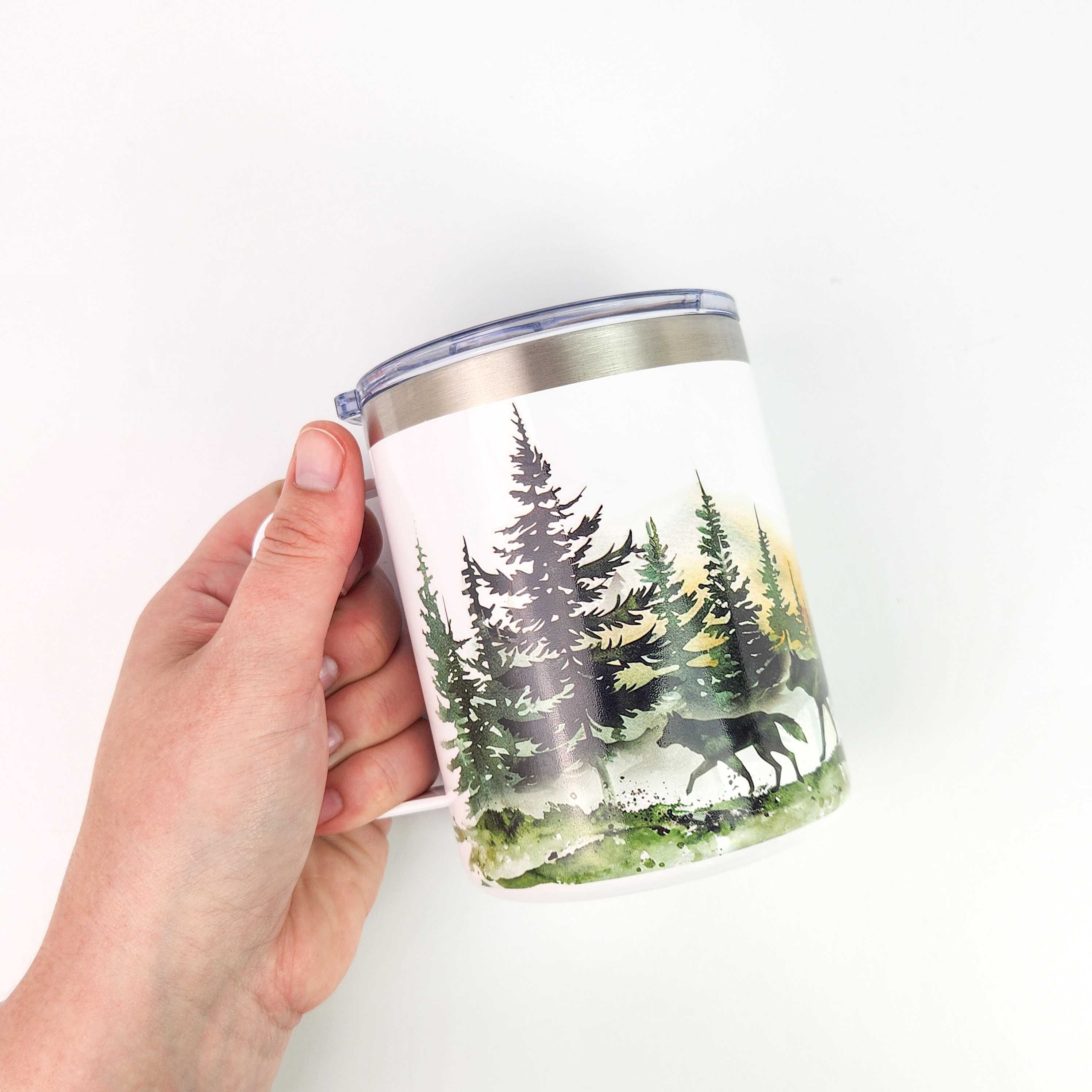 2024 Fall Insulated Wolf Mug