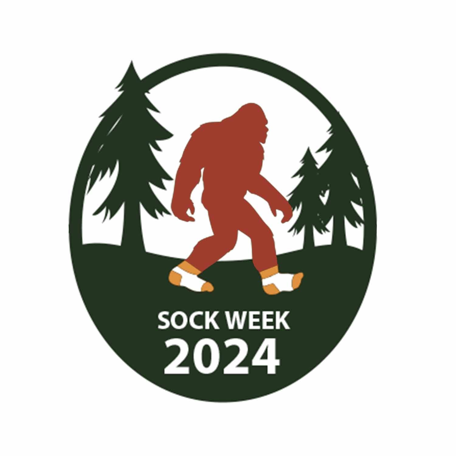 Sock Week 2024 Exclusive - Socksquatch (Bigfoot in Socks) Sock Sizing Ruler