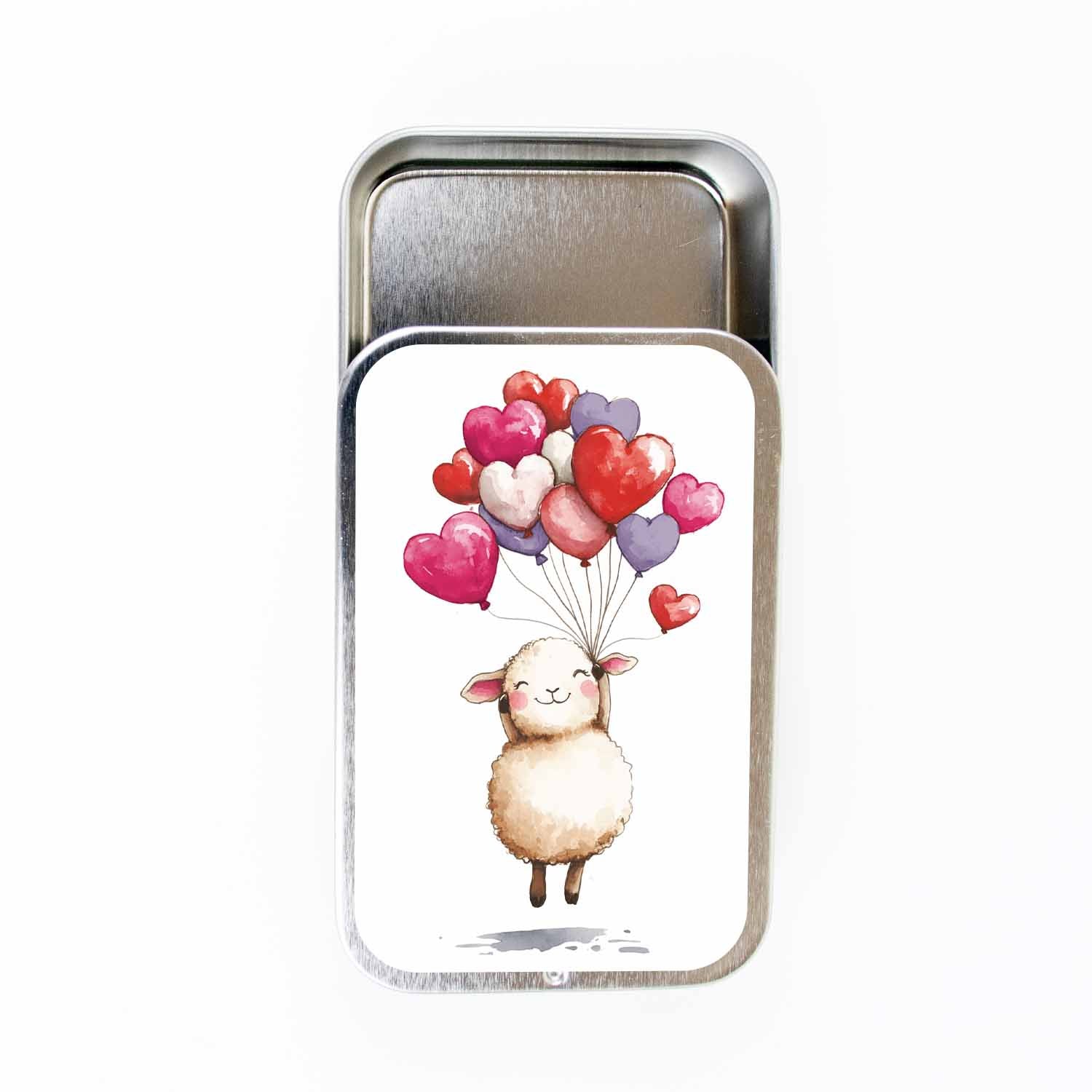 2025 Valentine Sheep Stitch Marker Storage Tin