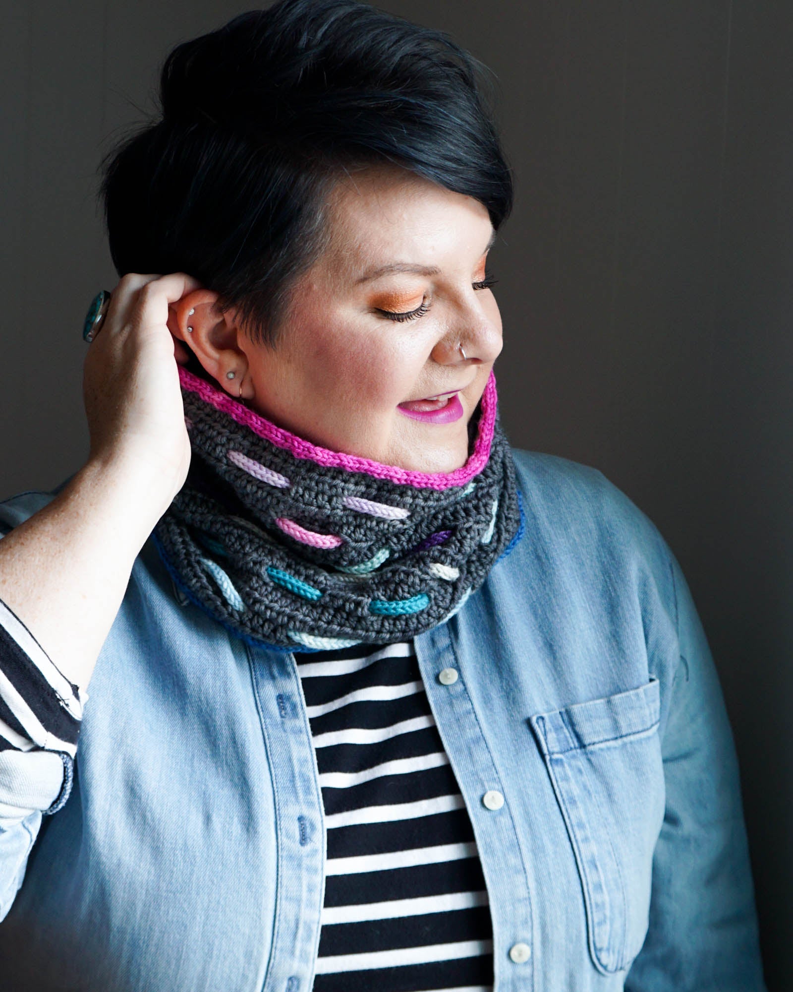 Bennet Cowl Deluxe Crochet Kit