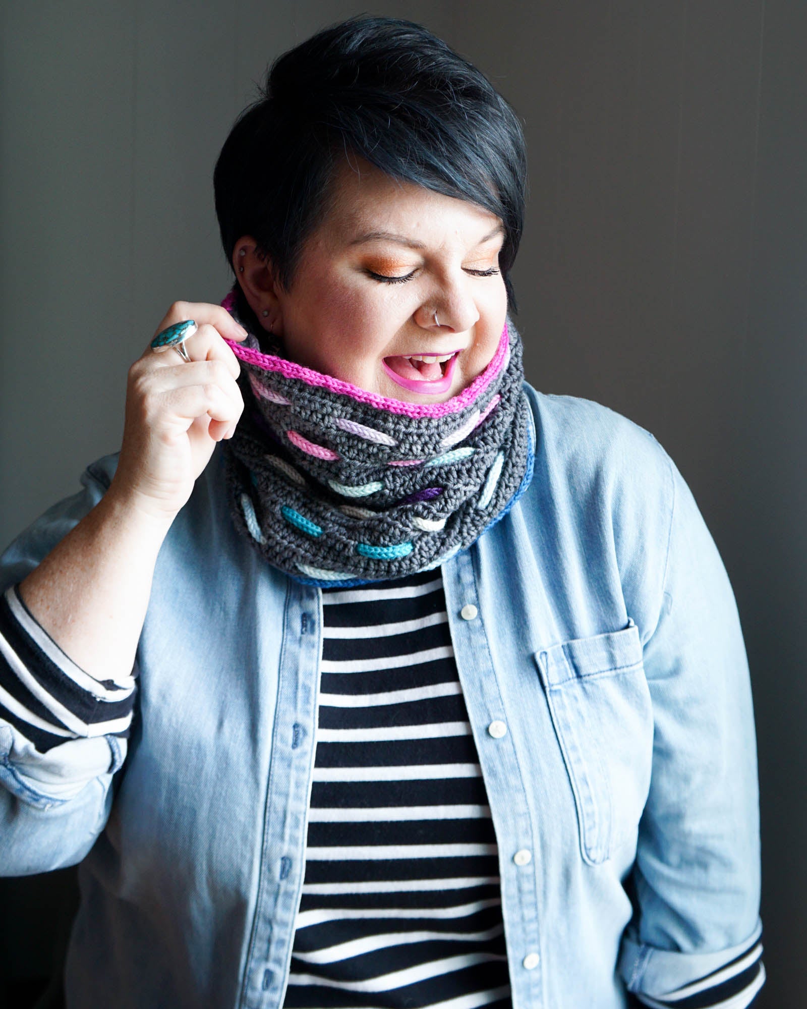 Bennet Cowl Crochet PDF Pattern