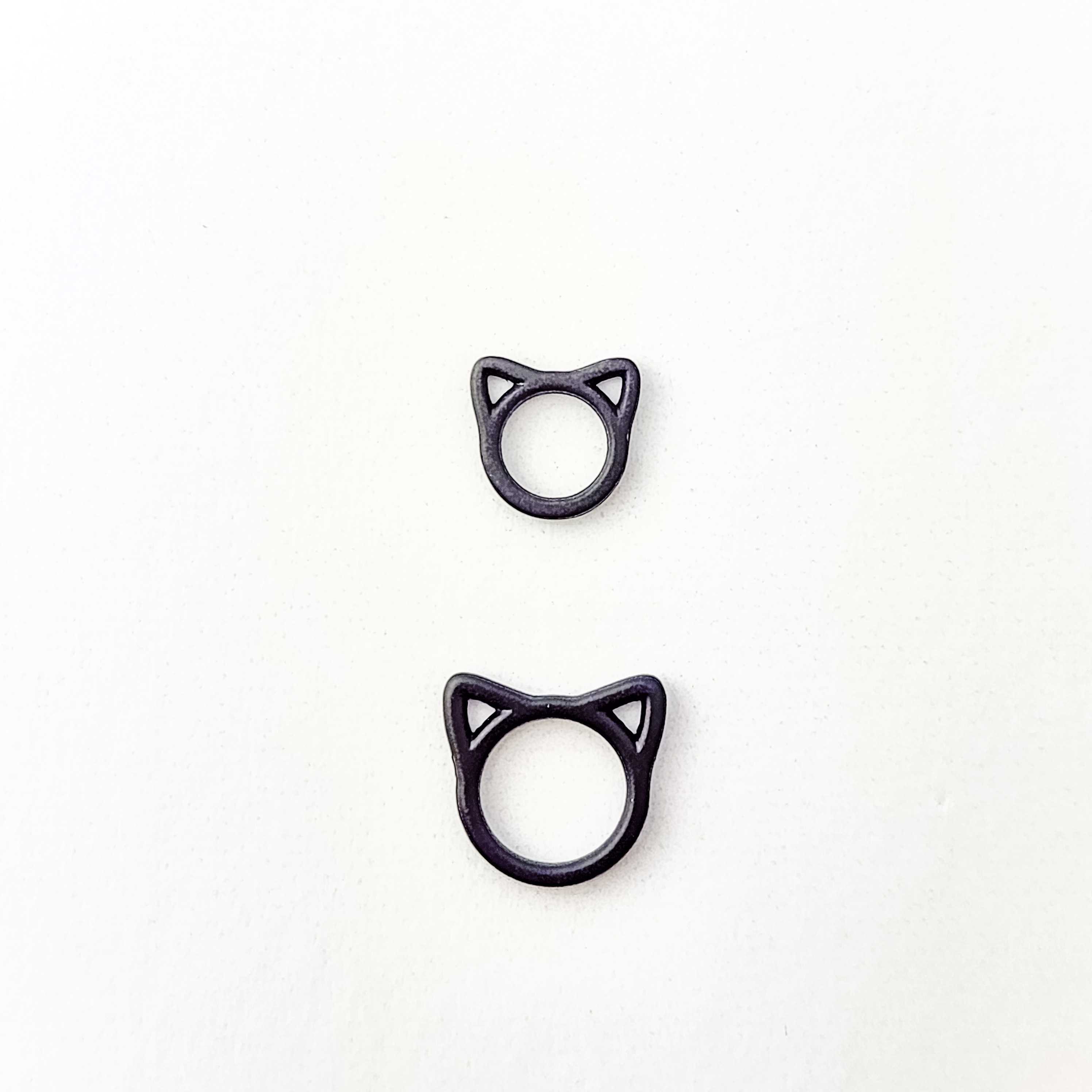 Solid Cats - Simple Stitch Markers for Knitting