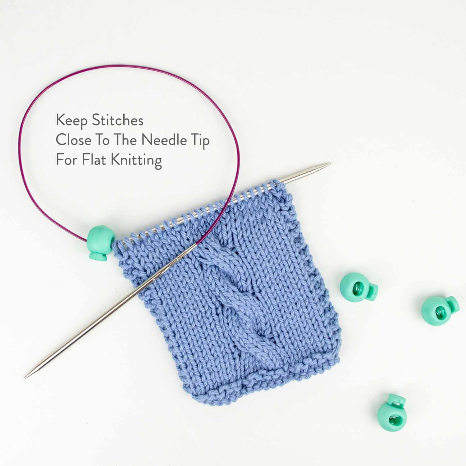 Tip Ties - Knitting Needle Point Protectors - Twice Sheared Sheep