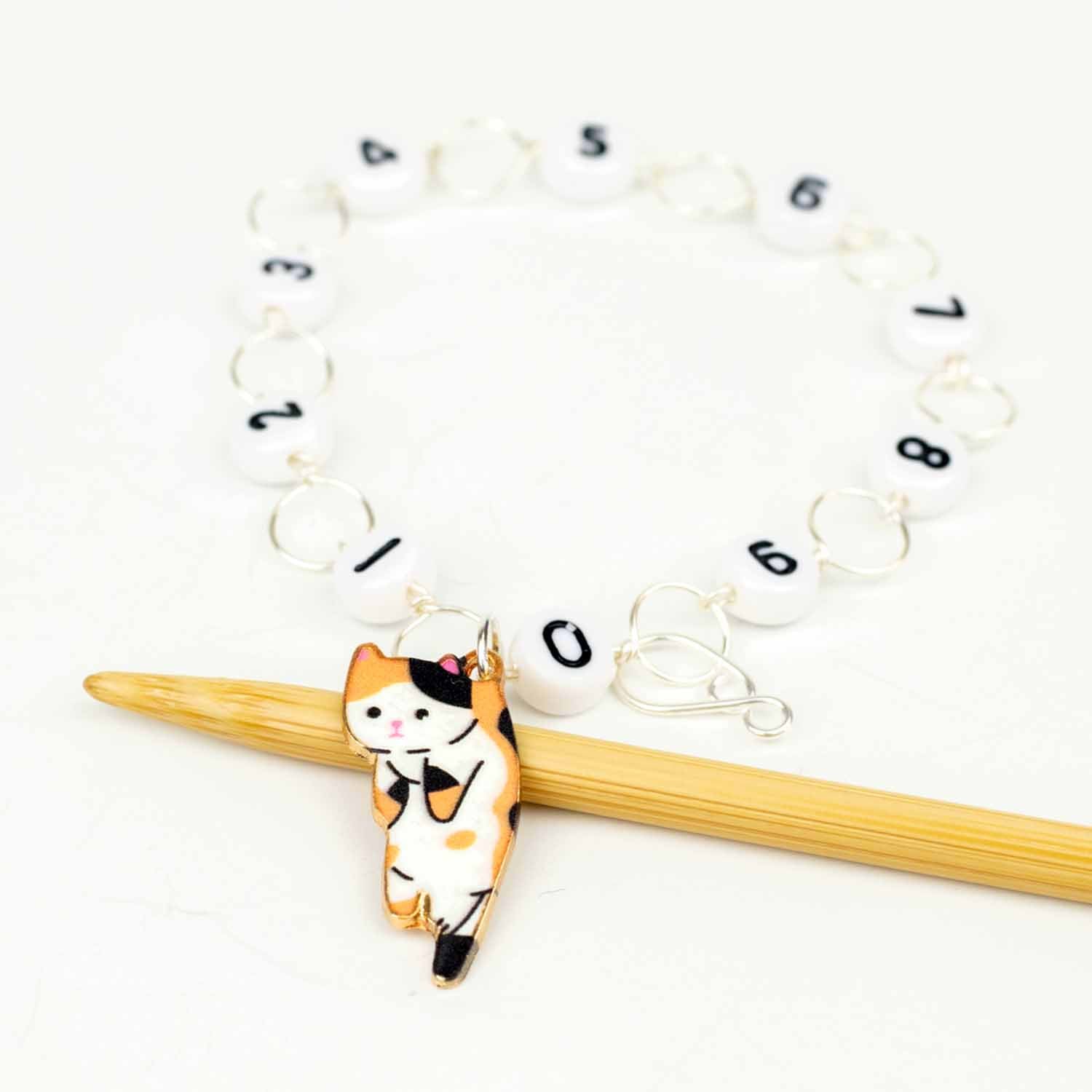 Calico Cat Knitting Chain Row Counter