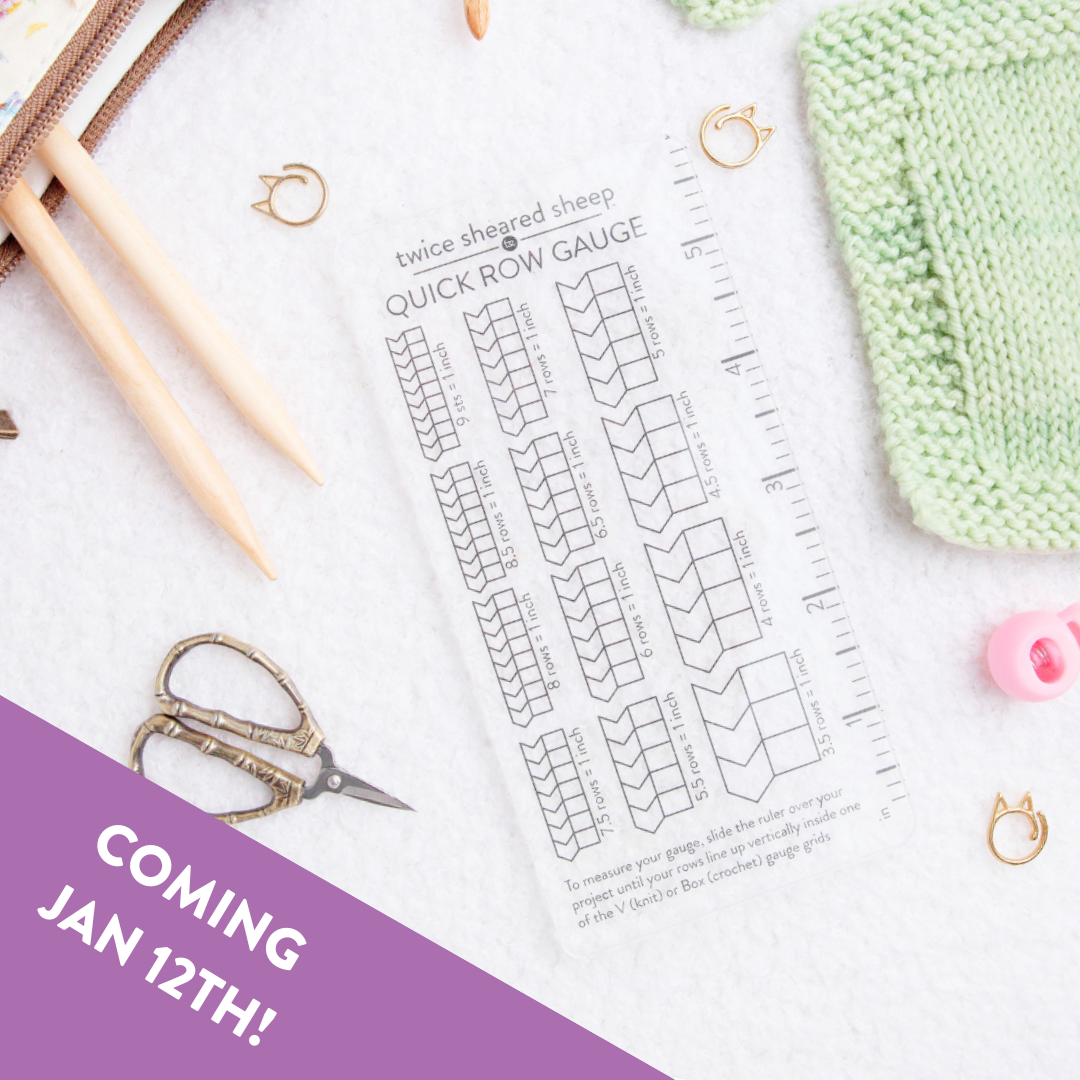 Quick ROW Gauge Ruler - Twice Sheared Sheep