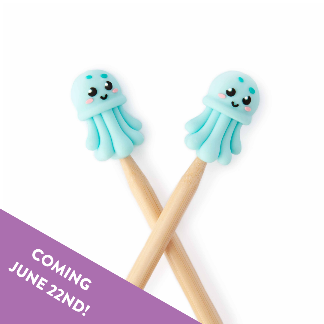 Jellyfish Knitting Needle Point Protectors