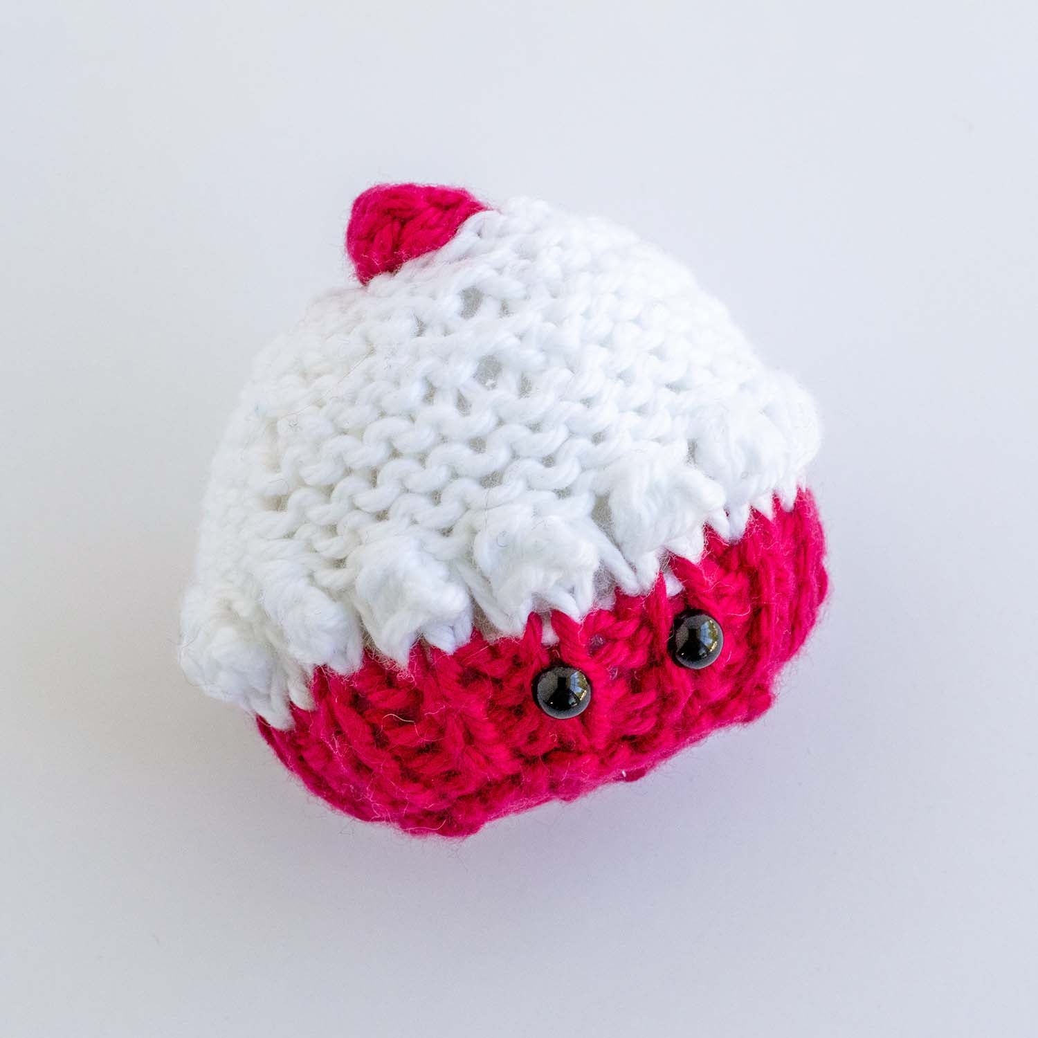 Mini Cupcake softie knitting pattern - PDF