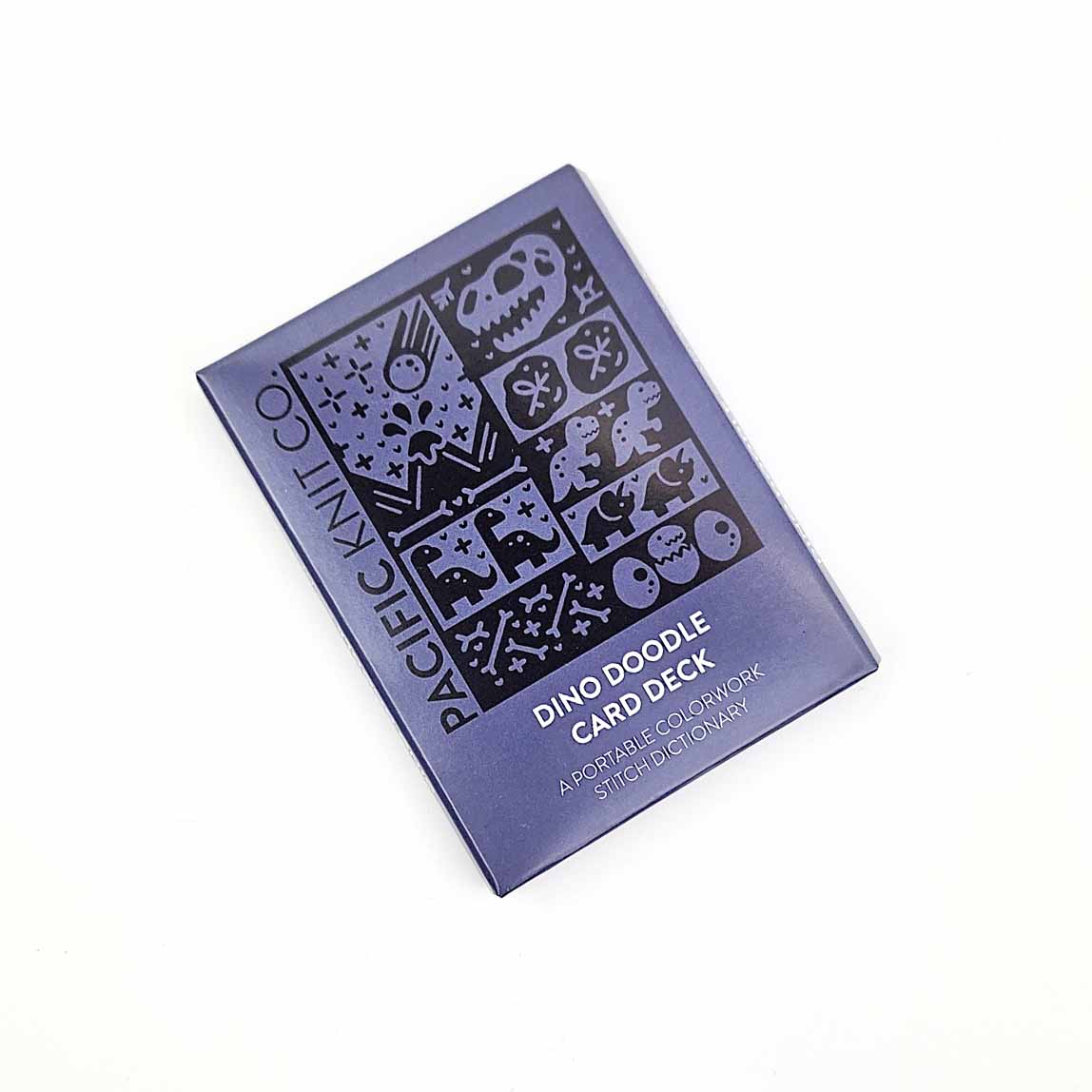 Dino Doodle Deck Pattern by Pacific Knit Co (Half Deck)