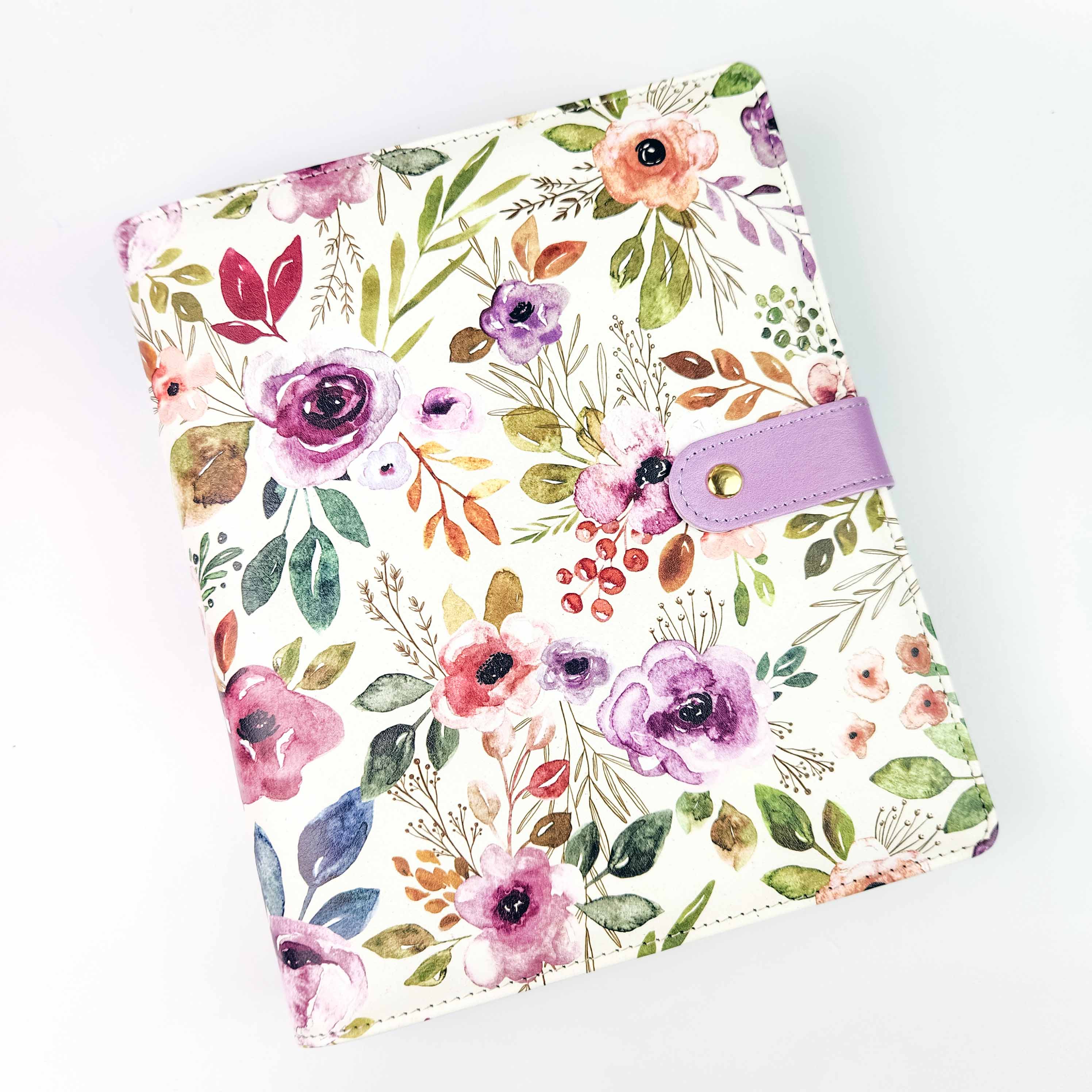 Spring Floral Project Journal Planner for Knitters & Crocheters