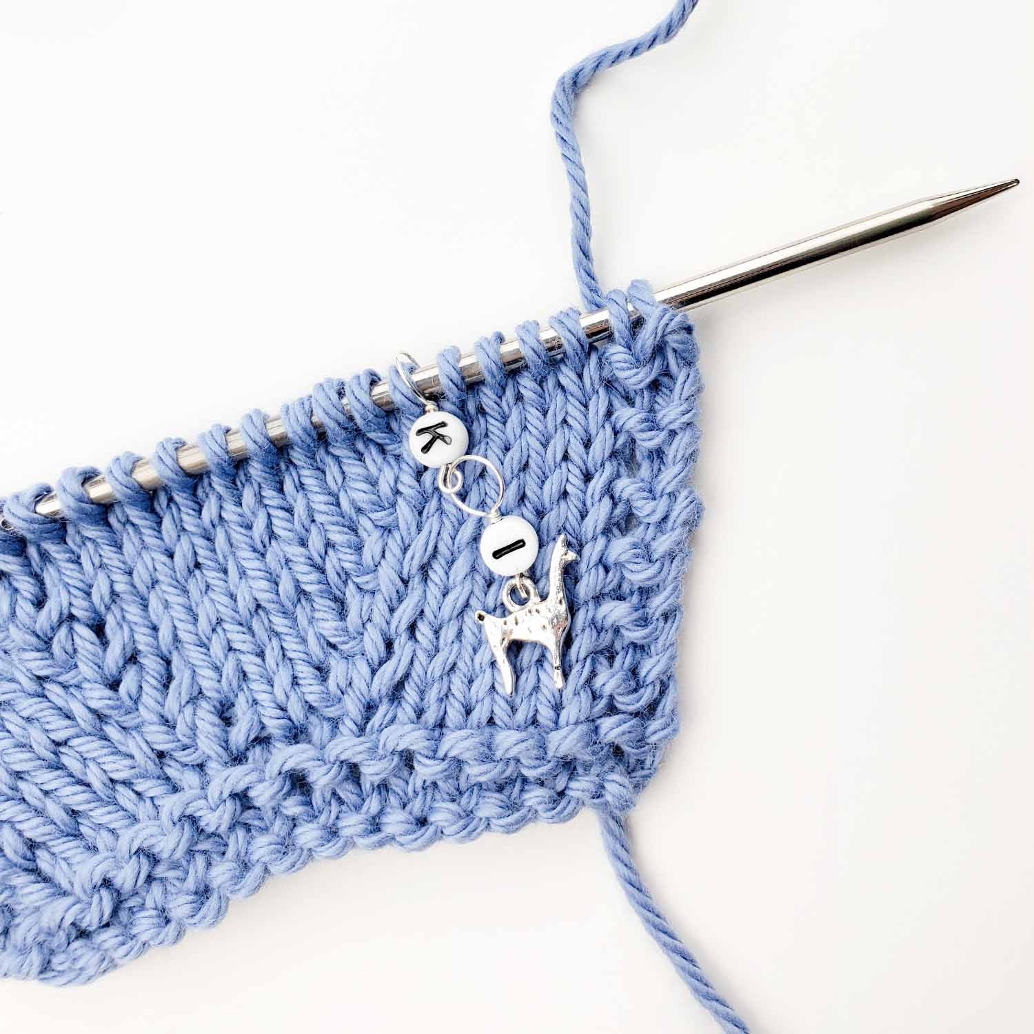 Row Counter Clip On, Stitch Marker, Knitting Needle End Stopper