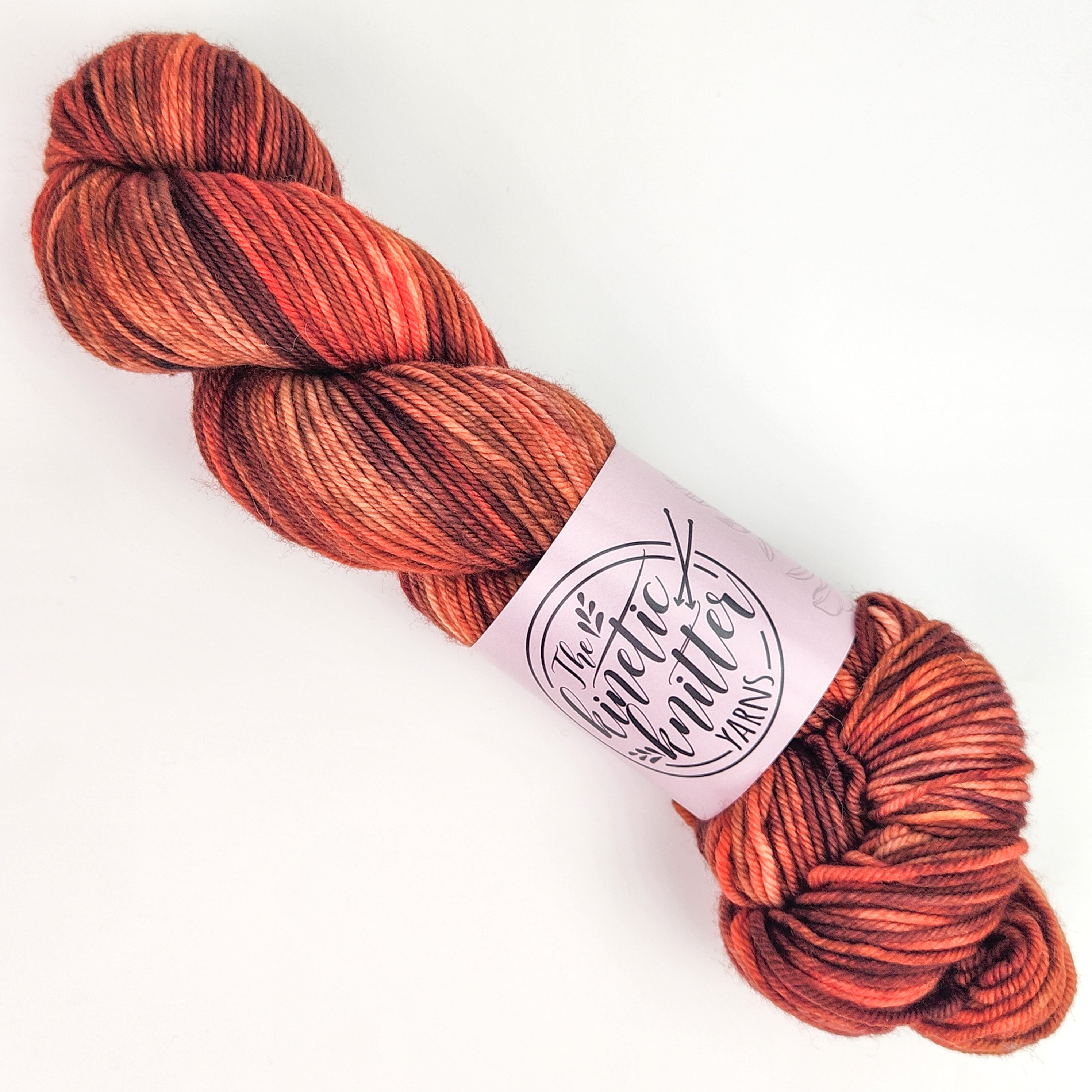 The Kinetic Knitter Merino DK Yarn - "Fireside"