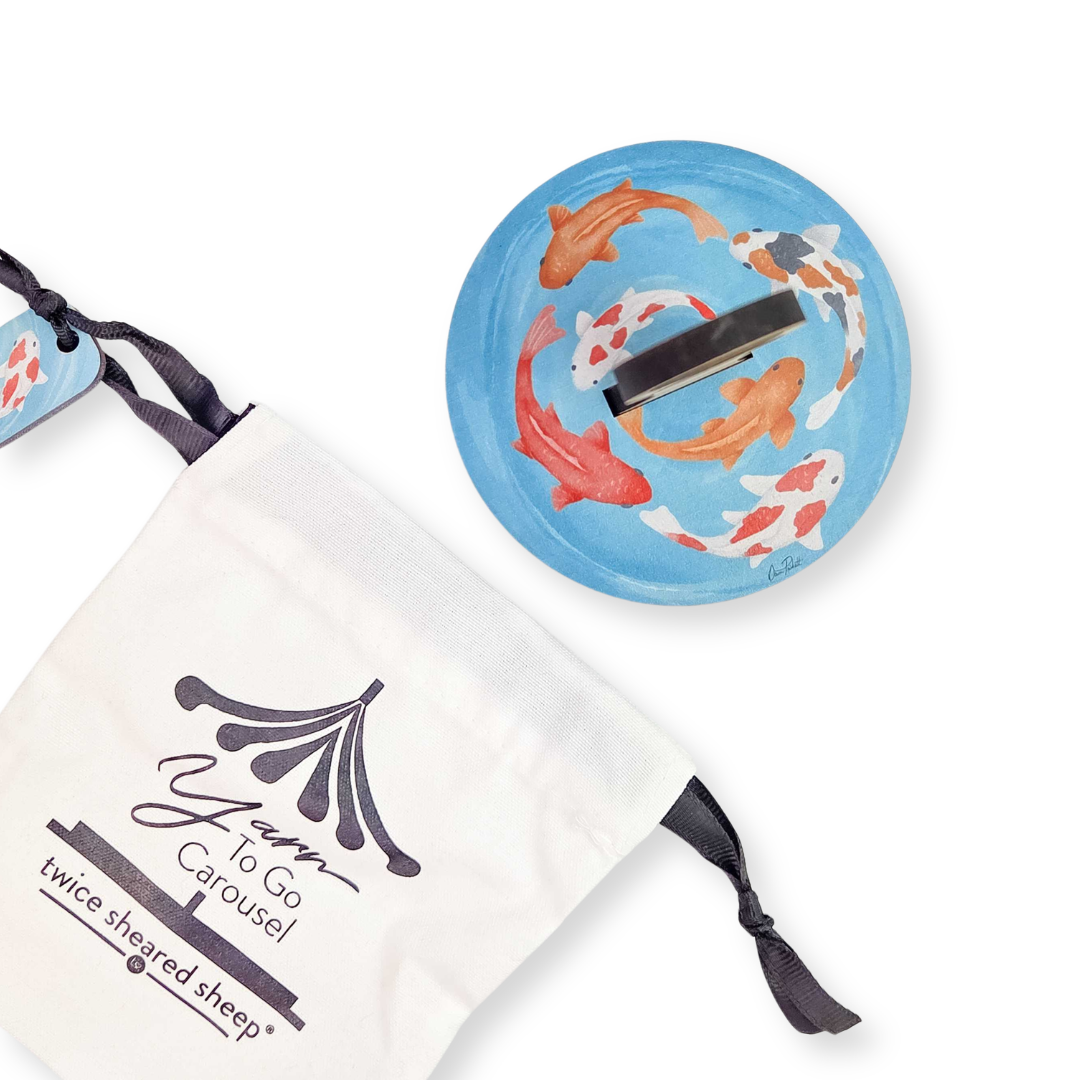 ADD ON Koi Fish Yarn To Go Carousel (no wrist strap)