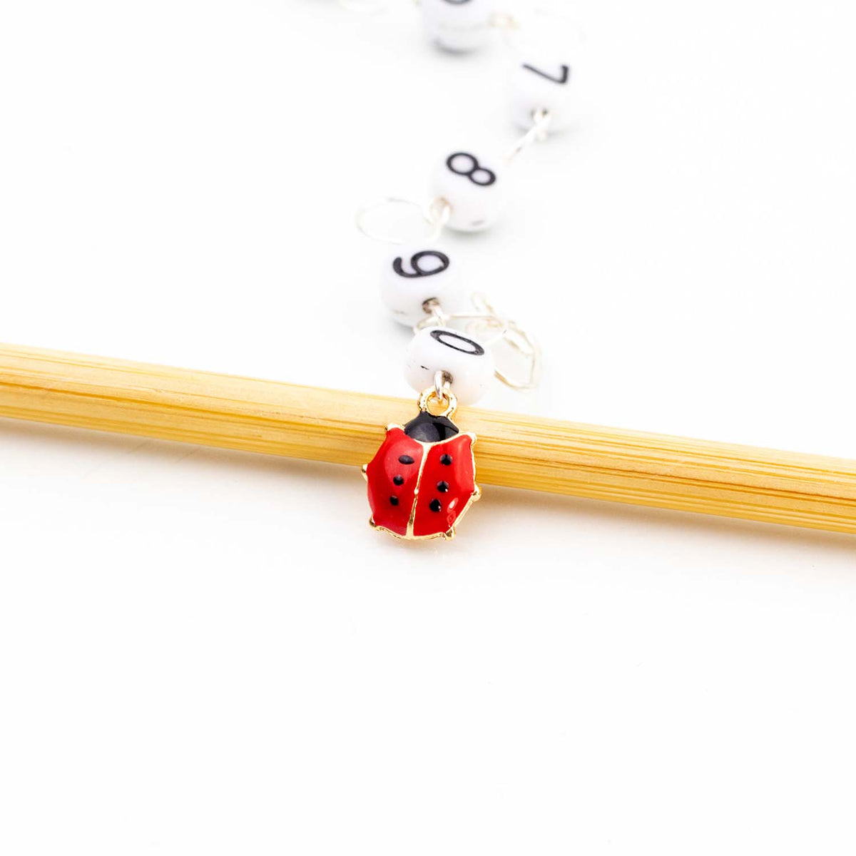 Ladybug Chain Row Chain Counter - Twice Sheared Sheep