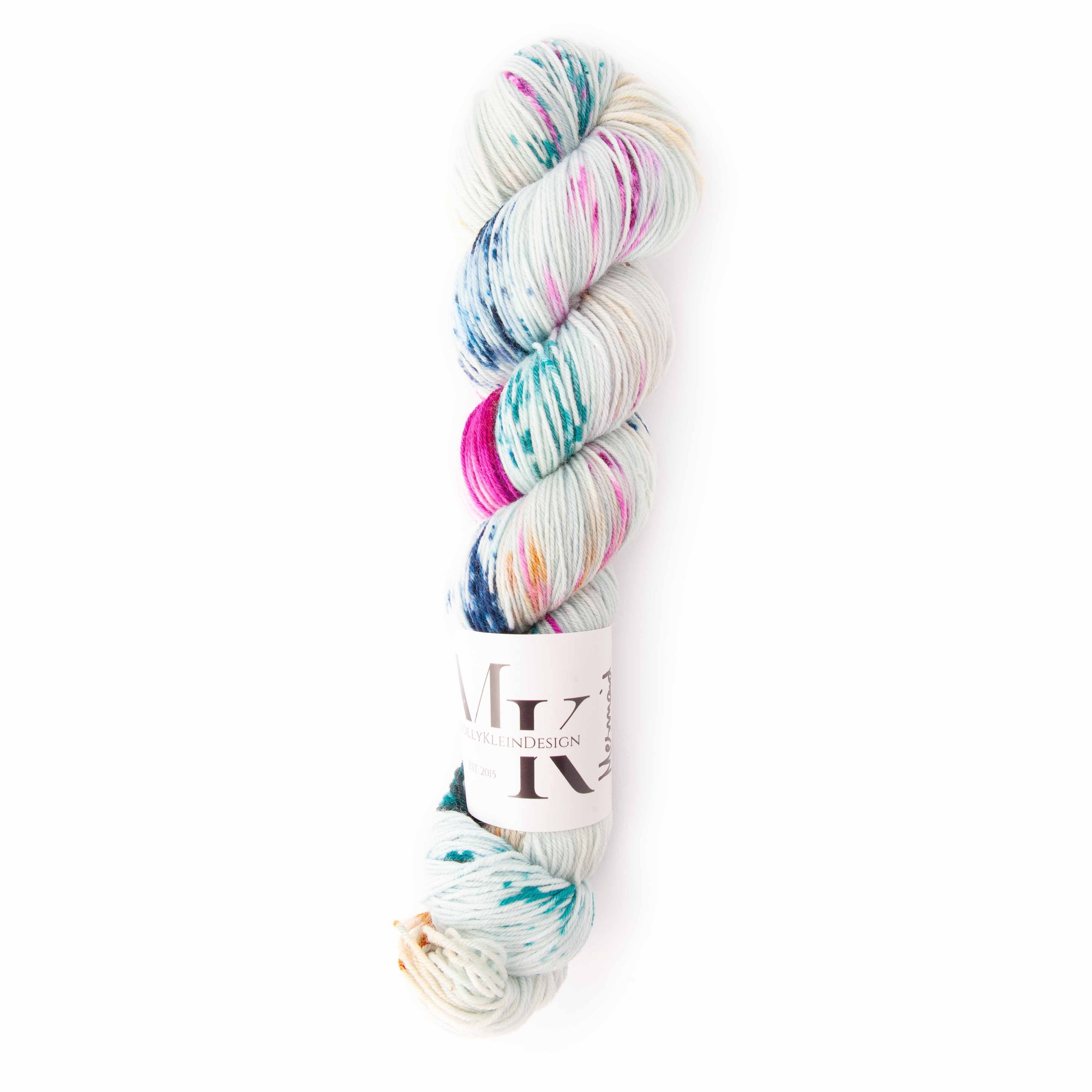 ADD ON Molly Klein Design Sweet Sock Fingering Weight Yarn - Mermaid Colorway